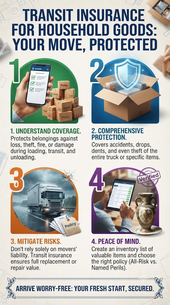 What Is Transit Insurance for Household Goods?