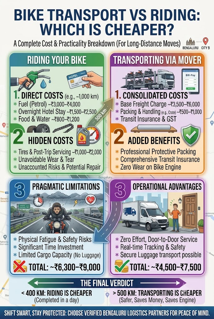 Bike Transport vs. Riding: Which Is Cheaper
