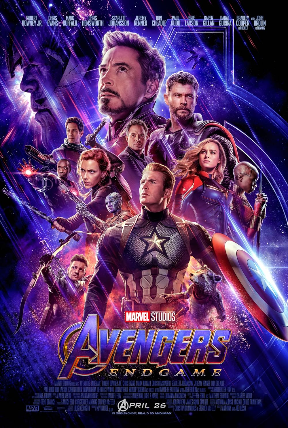 Poster for Avengers Endgame 2019