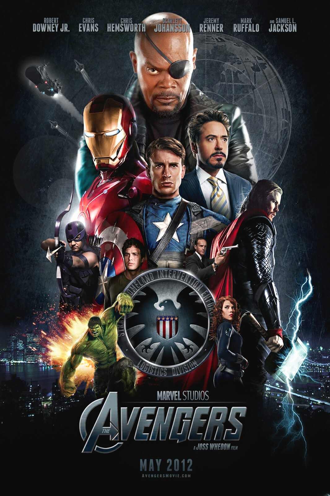Poster for The Avengers 2012