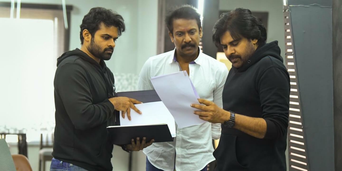 Fans Going Crazy Over Pawan Kalyan's Leaked Look From PKSDT (Vinodhaya Sitham Remake)