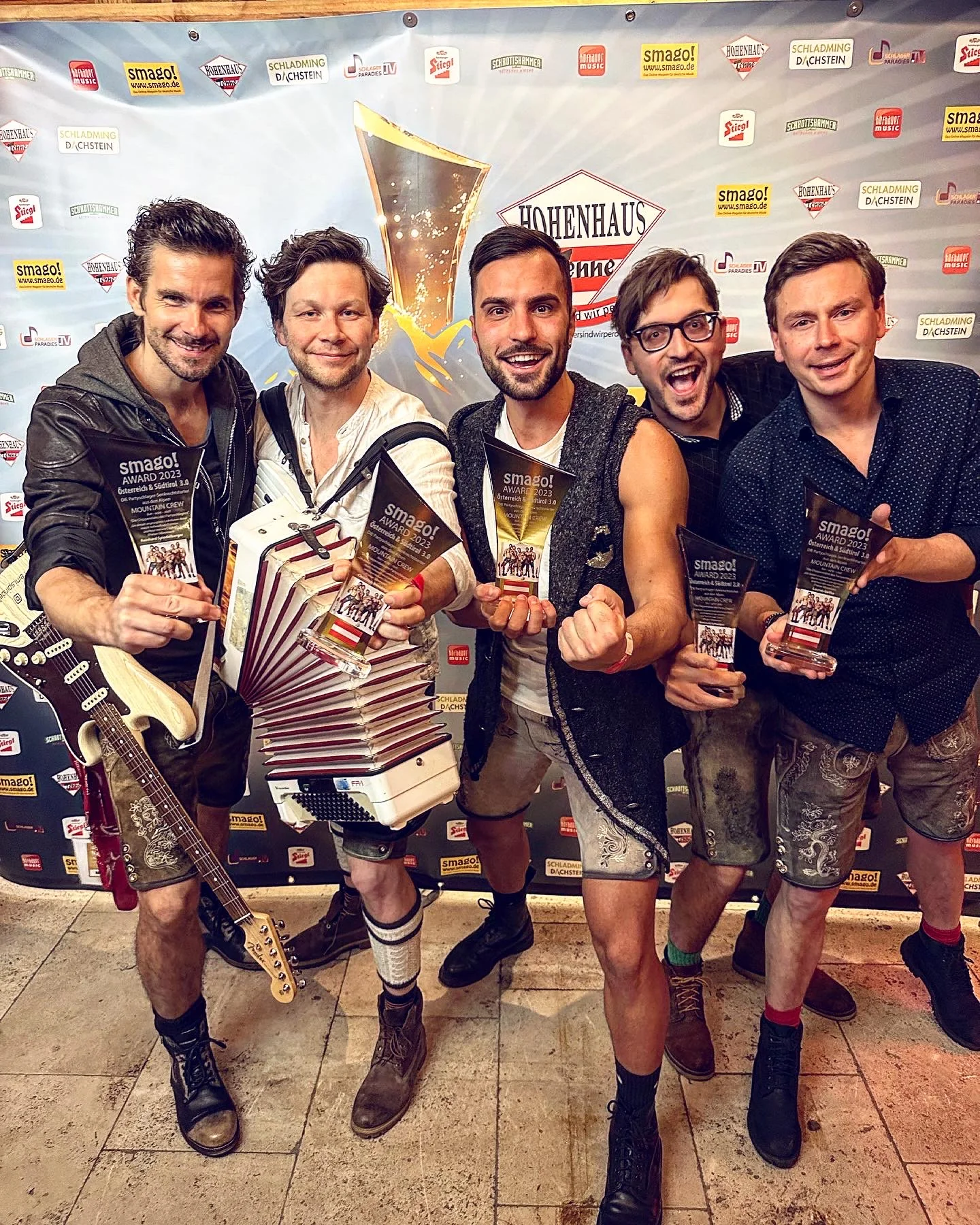 Event: MOUNTAIN CREW – The Boyband from the Alps in the Festival Tent in Großes Festzelt Dachauer Volksfest, Ludwig-Thoma-Wiese, 85221 Dachau on 10. August 2026