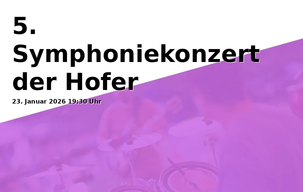 5. Symphoniekonzert der Hofer Symphoniker – Von Bach zu Mozart