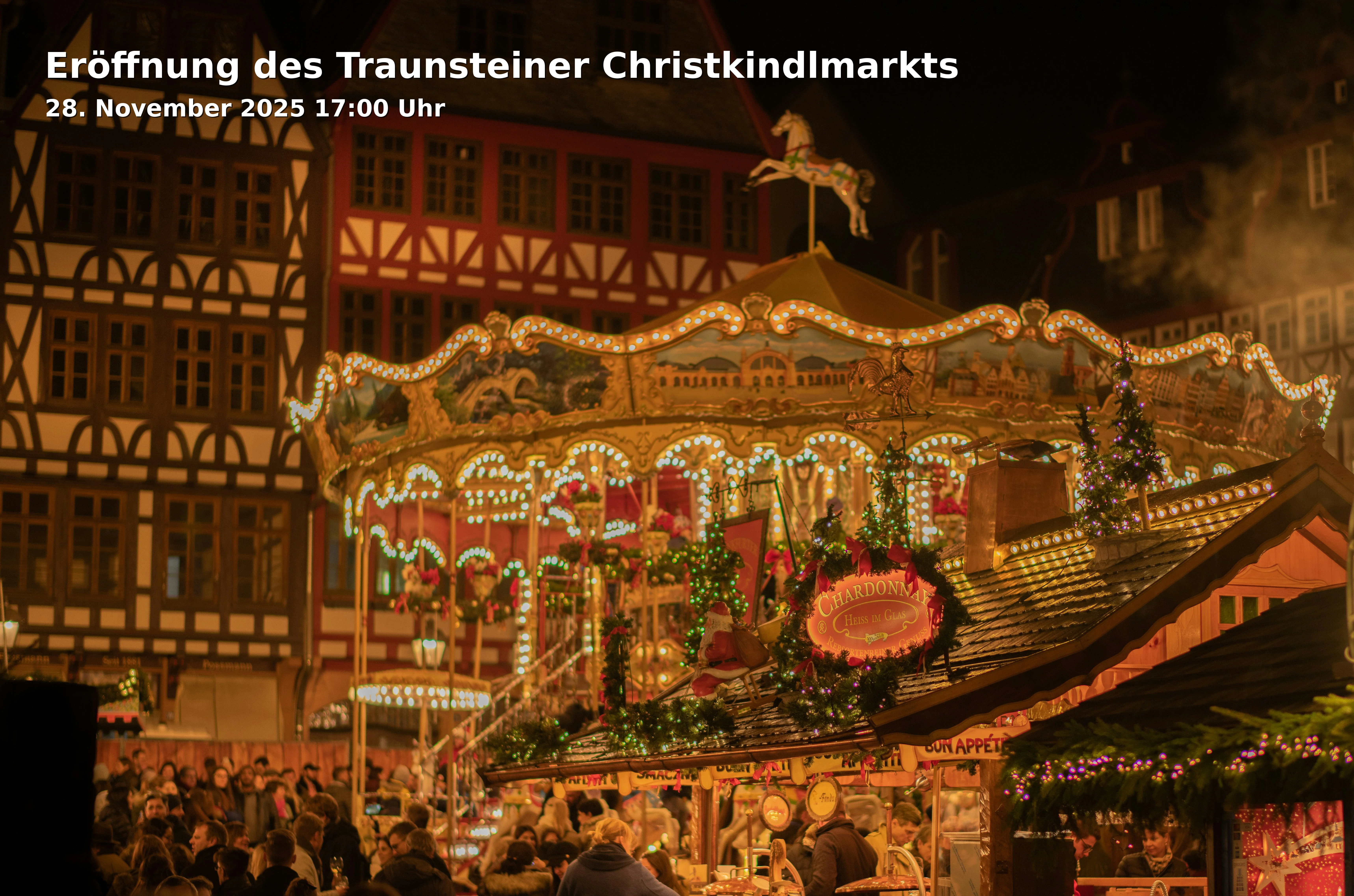 Eröffnung des Traunsteiner Christkindlmarkts