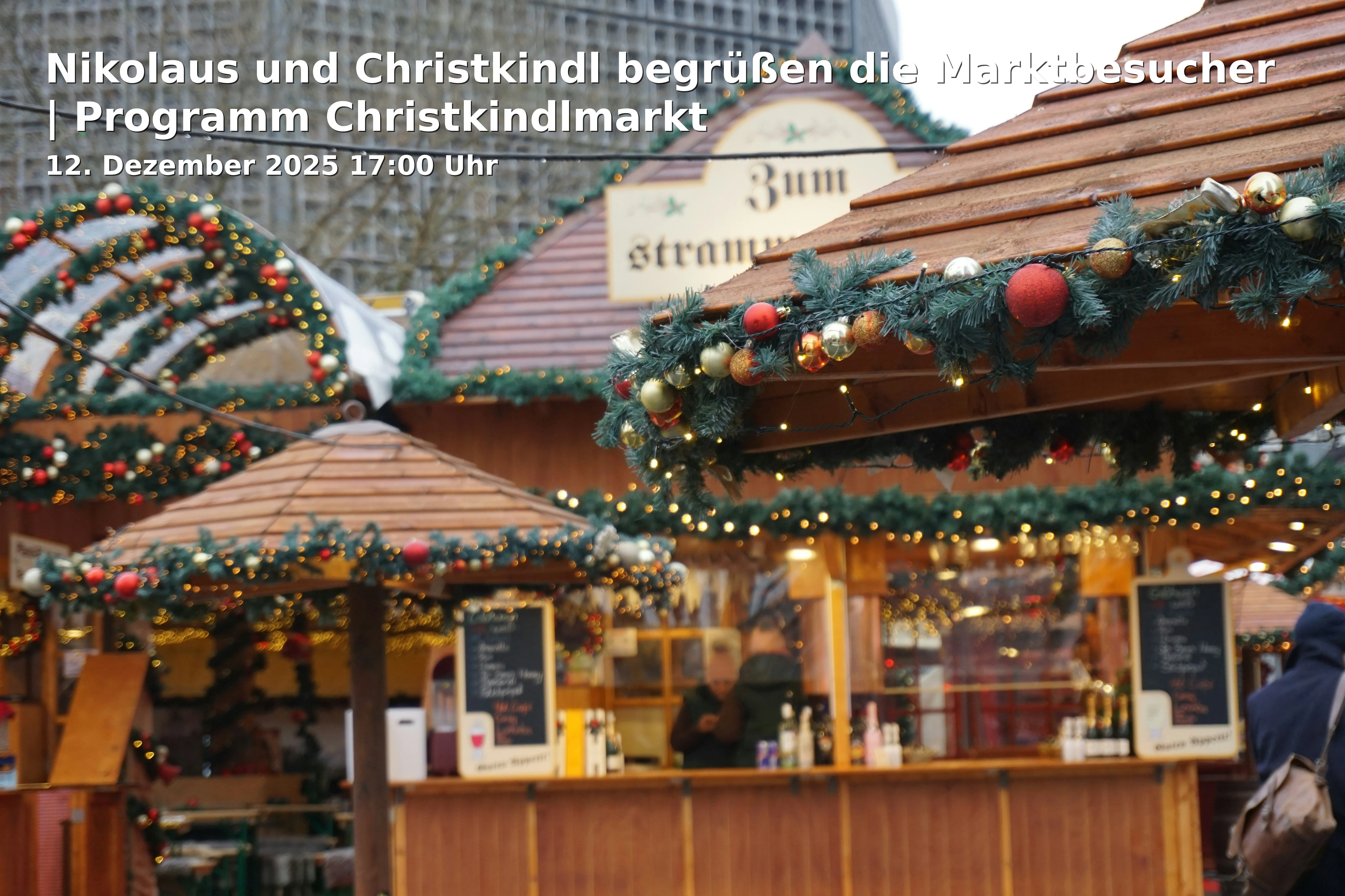 Event: Nikolaus und Christkindl begrüßen die Marktbesucher | Programm Christkindlmarkt in Stadtplatz, 83278 Traunstein on 12. Dezember 2025