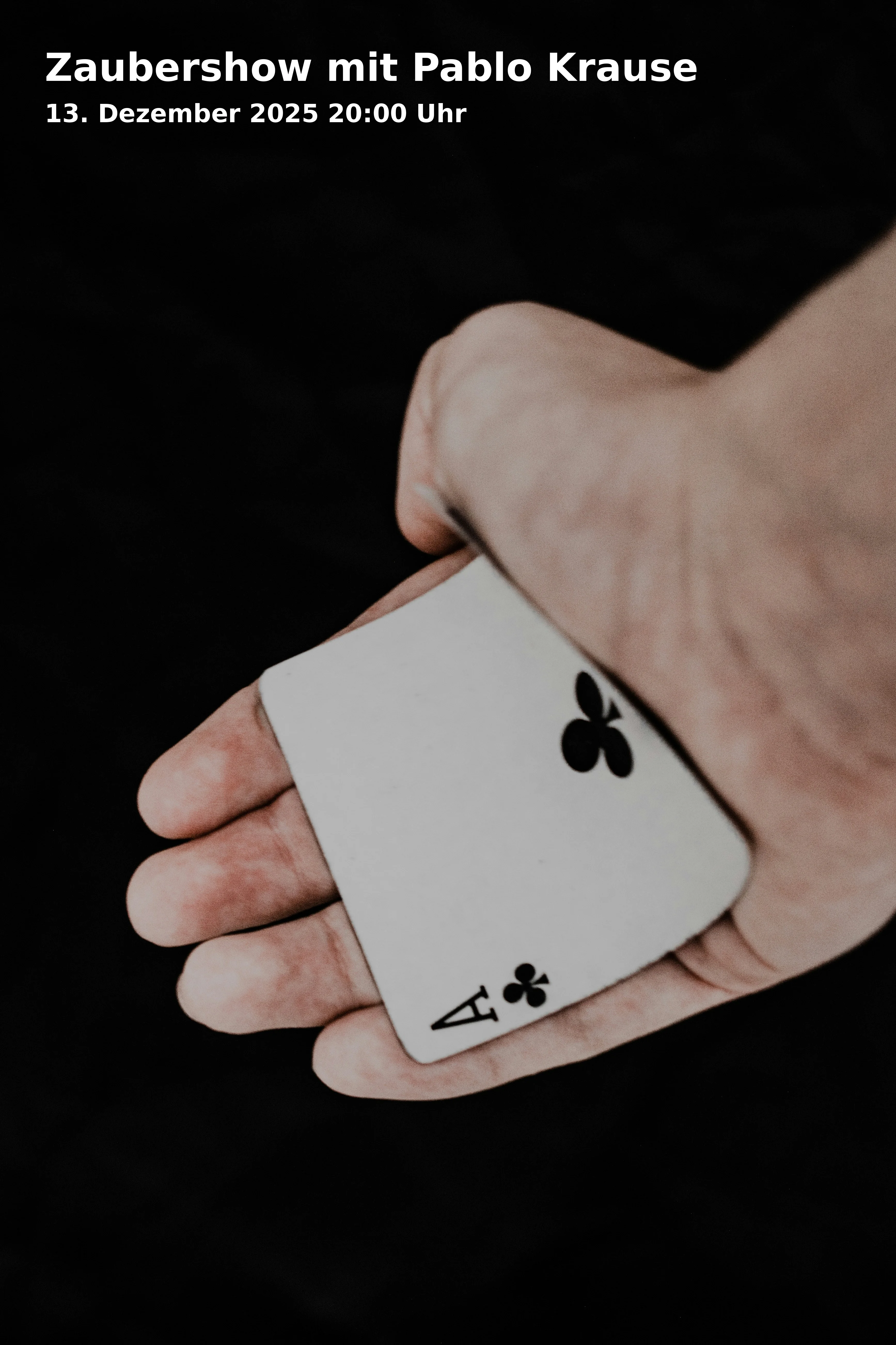 Event: Zaubershow mit Pablo Krause