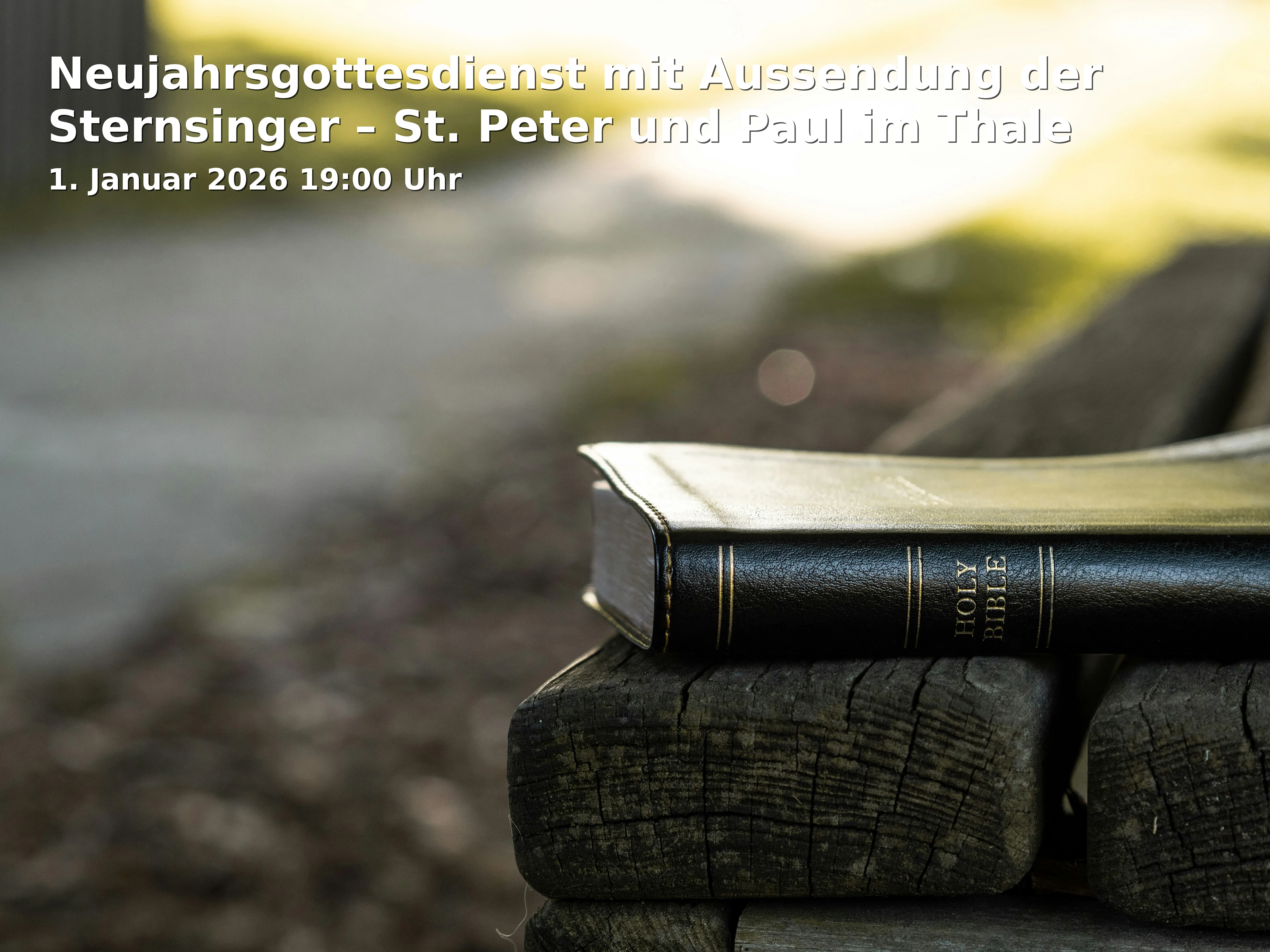 Event: Neujahrsgottesdienst mit Aussendung der Sternsinger – St. Peter und Paul im Thale in Pfarrkirche St. Peter und Paul im Thale, Erlstätt, 83355 Grabenstätt on 1. Januar 2026