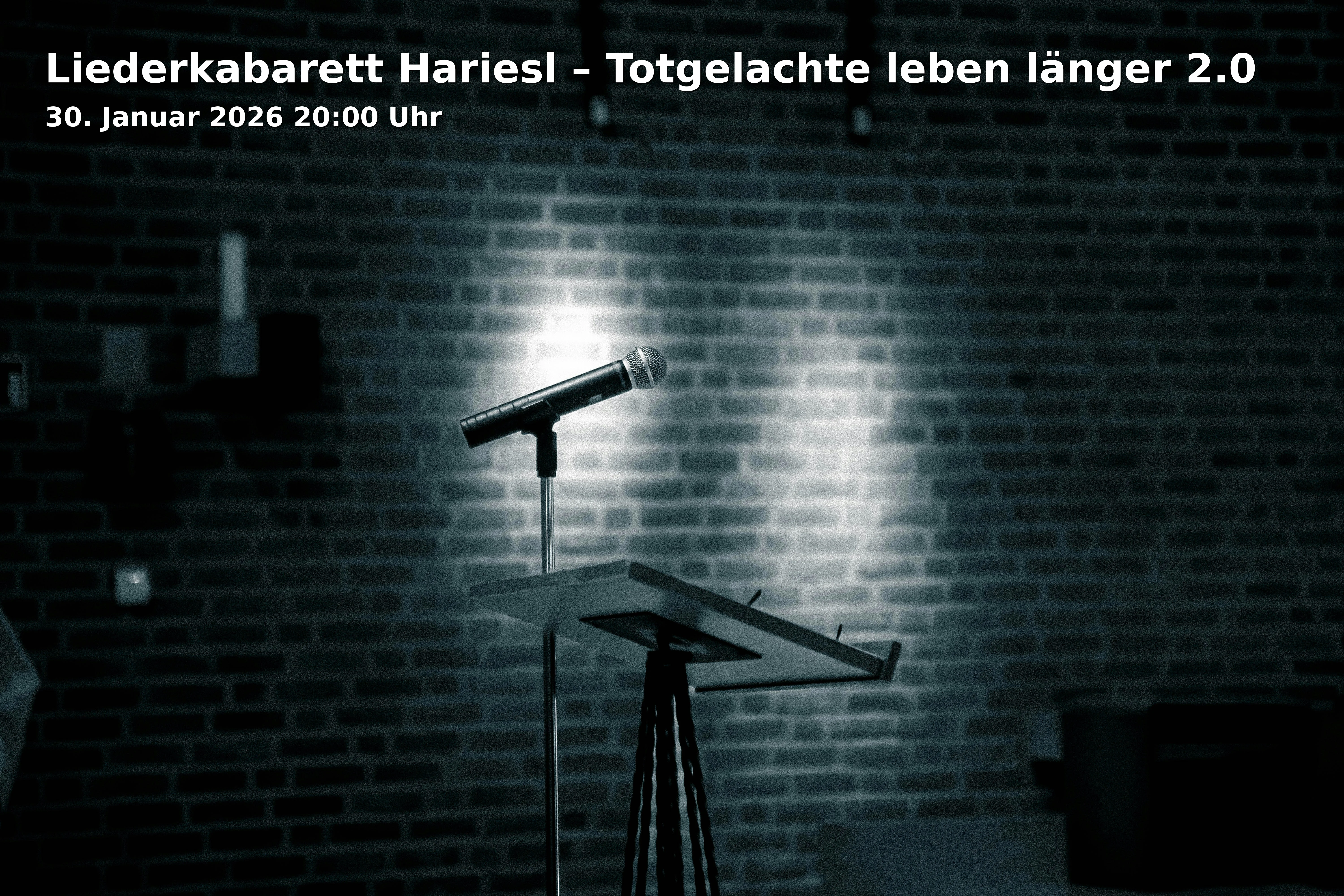 Event: Liederkabarett Hariesl – Totgelachte leben länger 2.0
