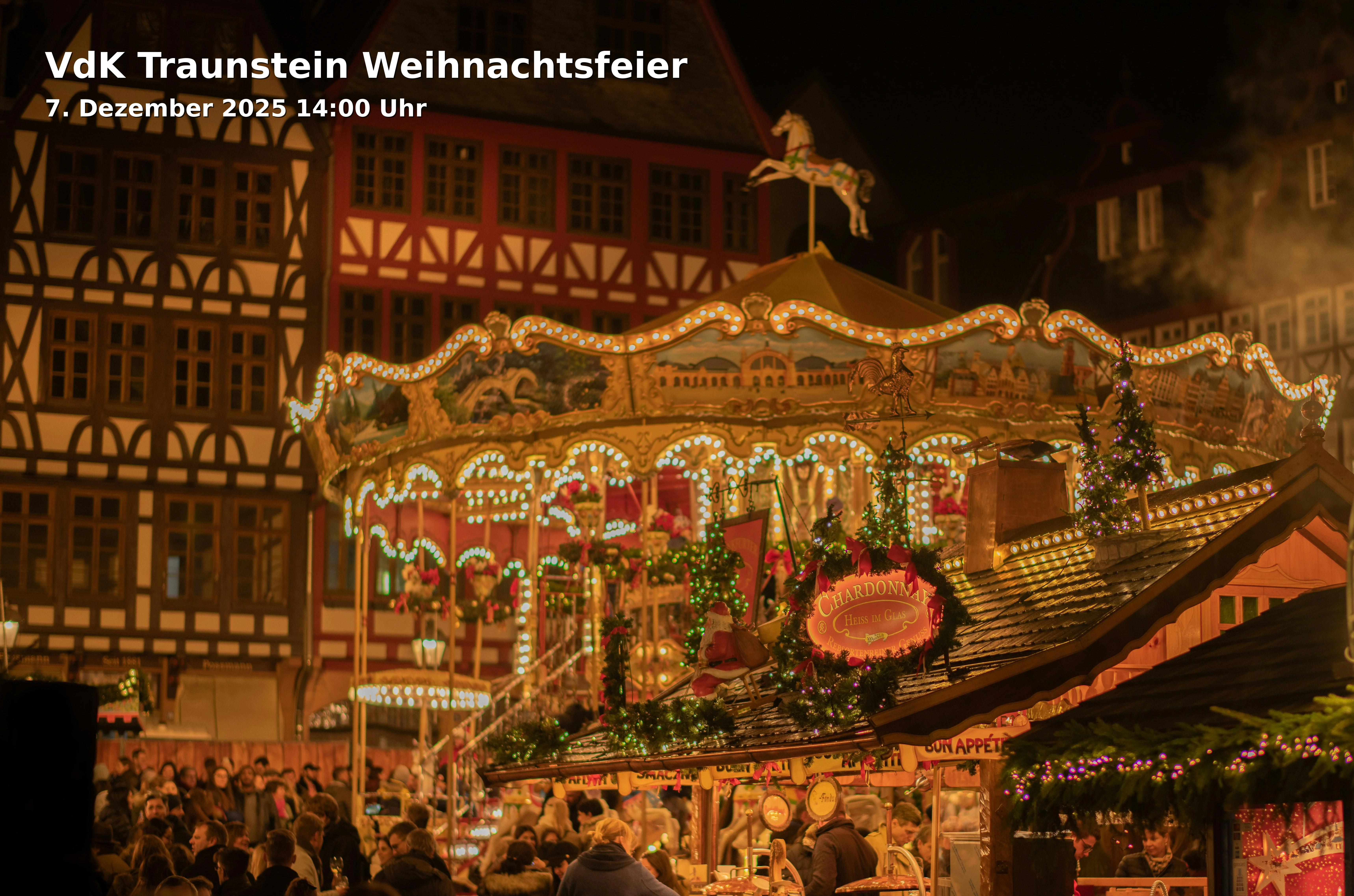 Event: VdK Traunstein Weihnachtsfeier in Sailer Keller, Herzog-Wilhelm-Straße 1, 83278 Traunstein on 7. Dezember 2025