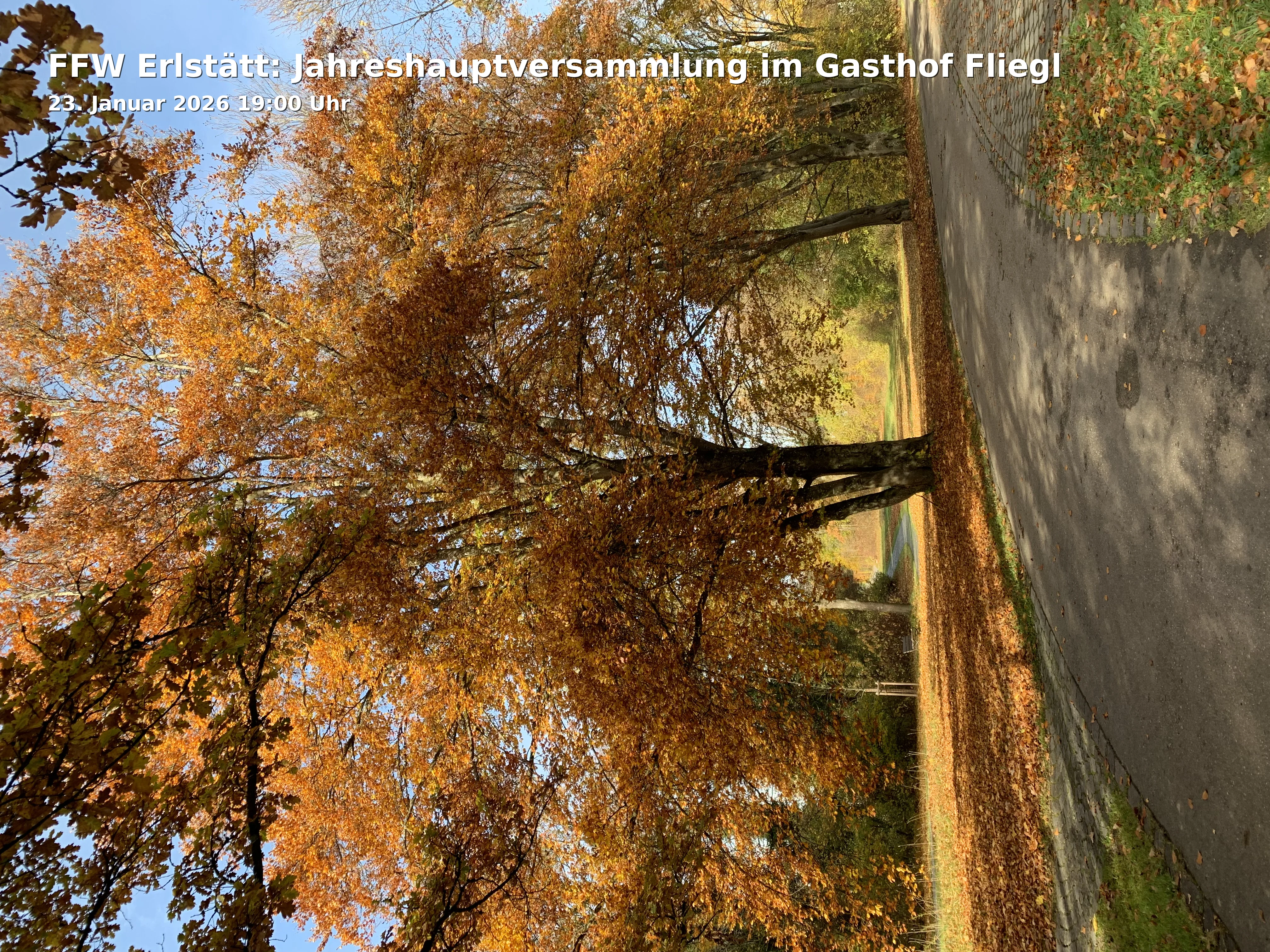 FFW Erlstätt: Jahreshauptversammlung im Gasthof Fliegl