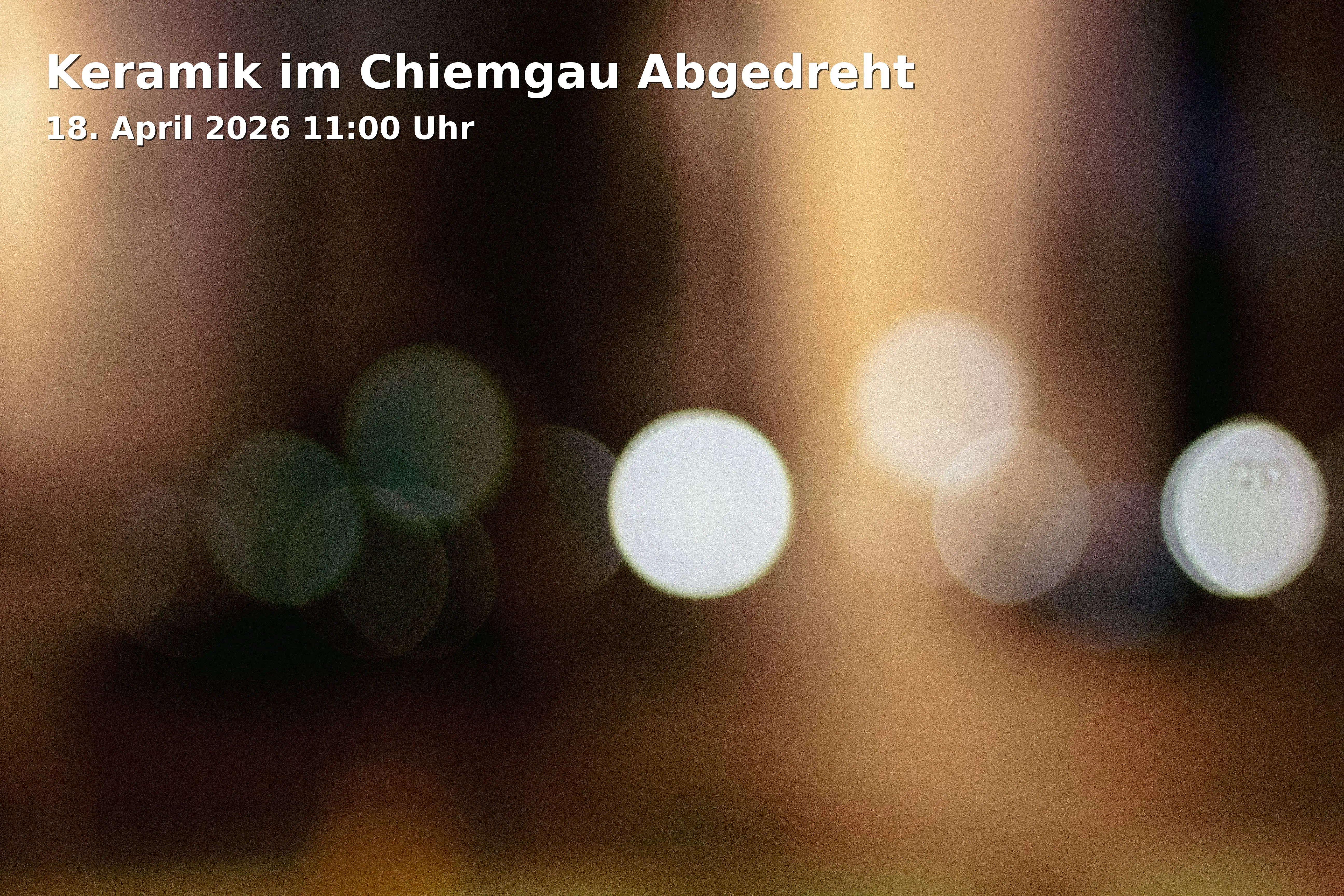 Event: Ceramics in Chiemgau Spun Out
