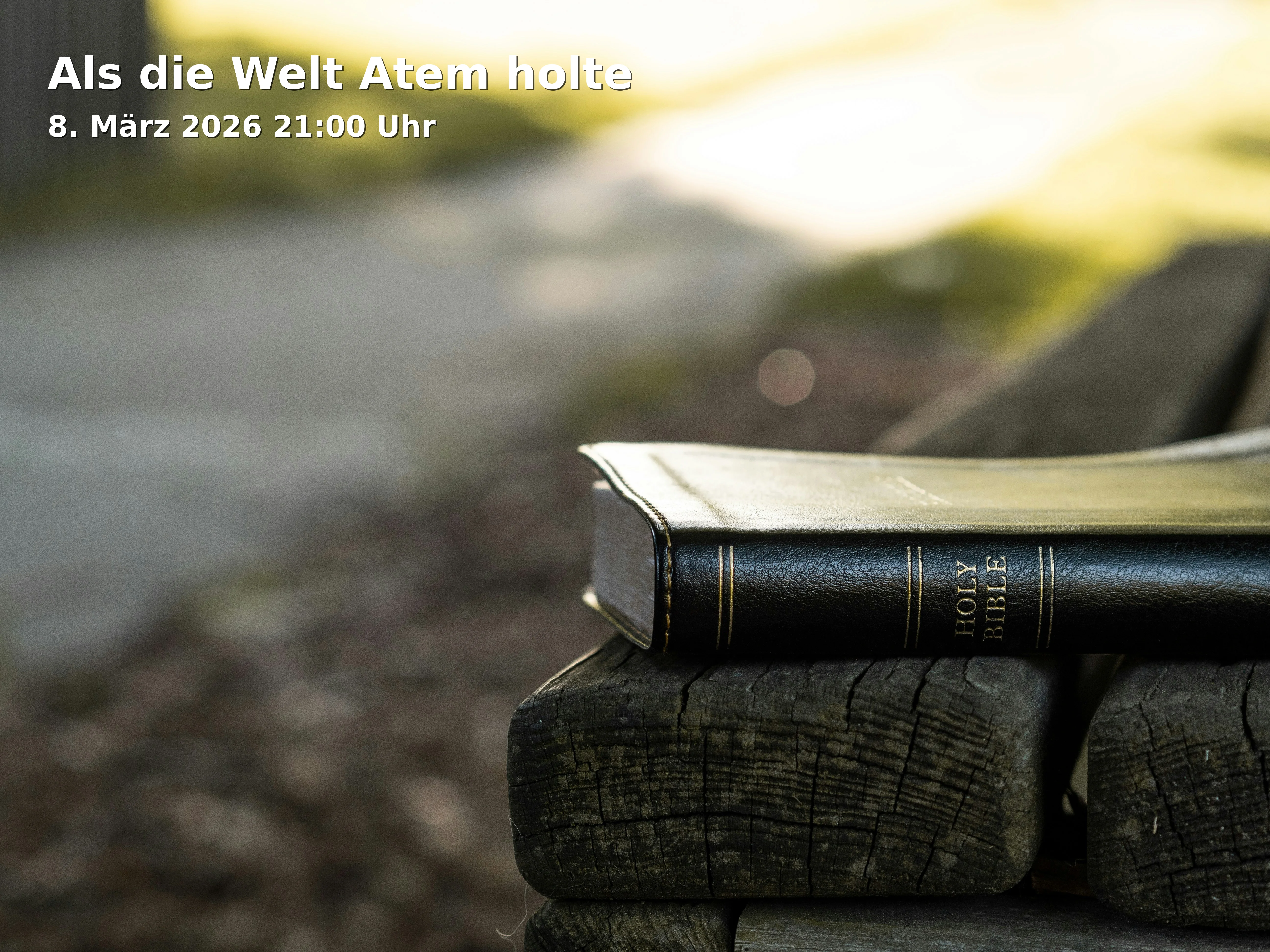 Event: Als die Welt Atem holte