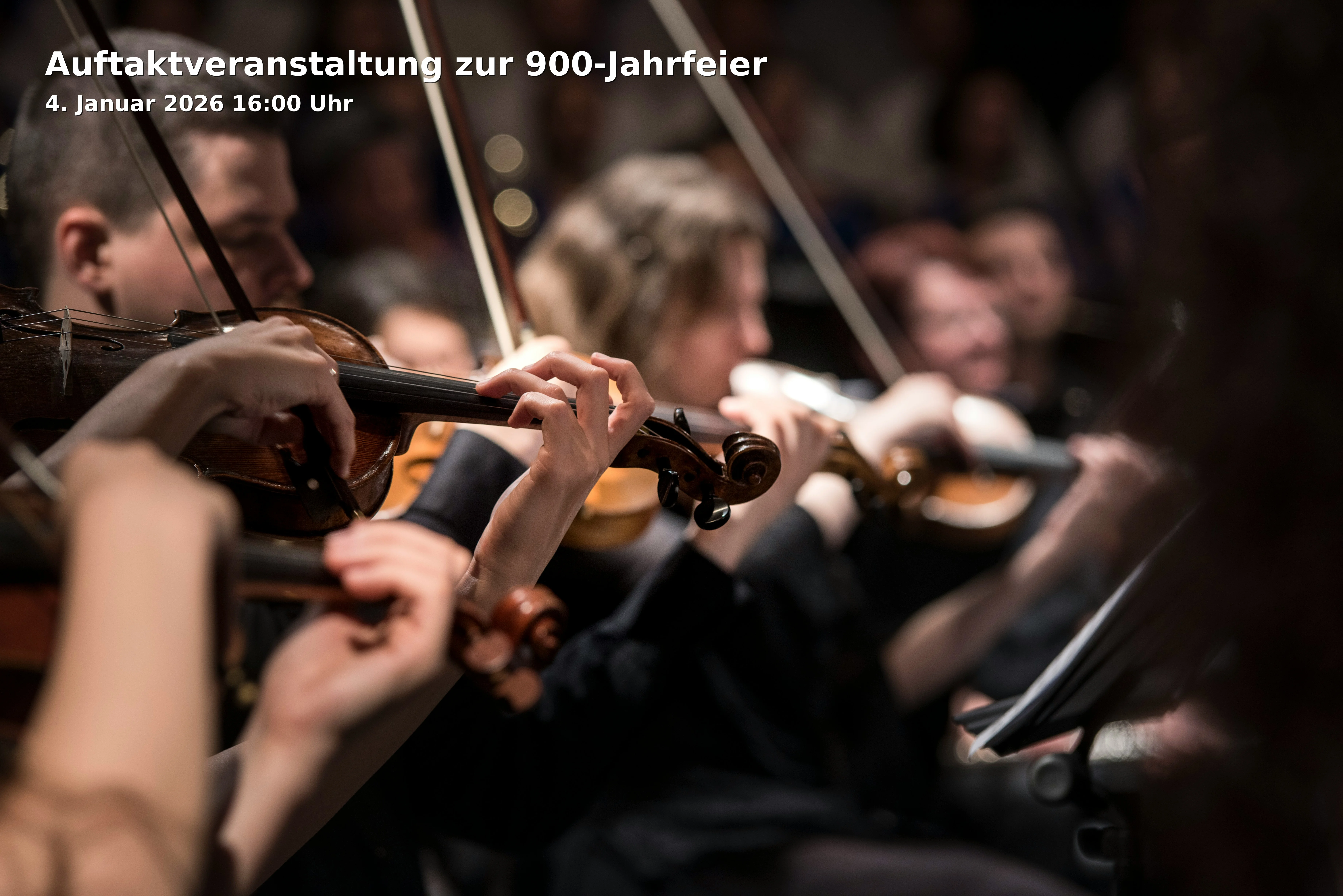Auftaktveranstaltung zur 900-Jahrfeier