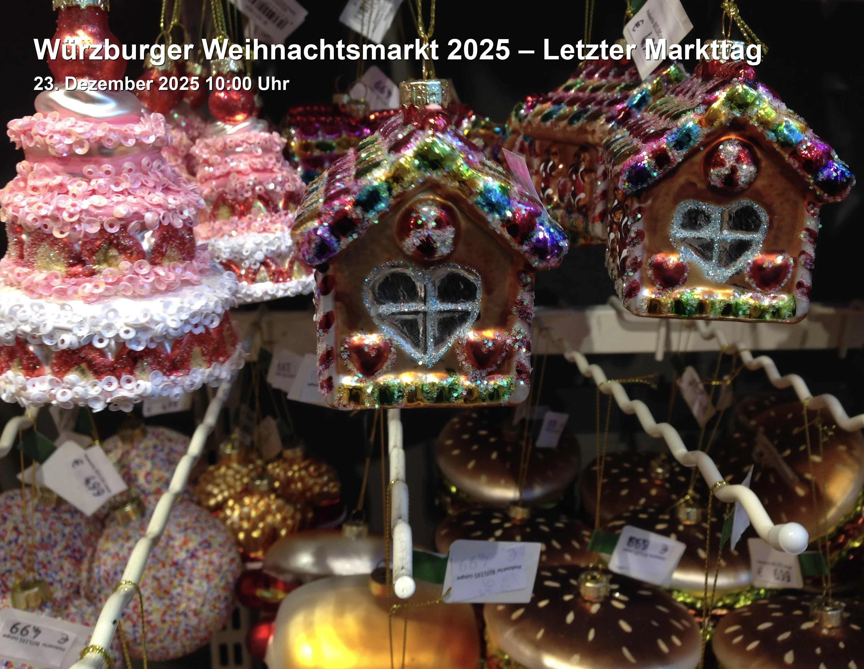 Würzburger Weihnachtsmarkt 2025 – Letzter Markttag
