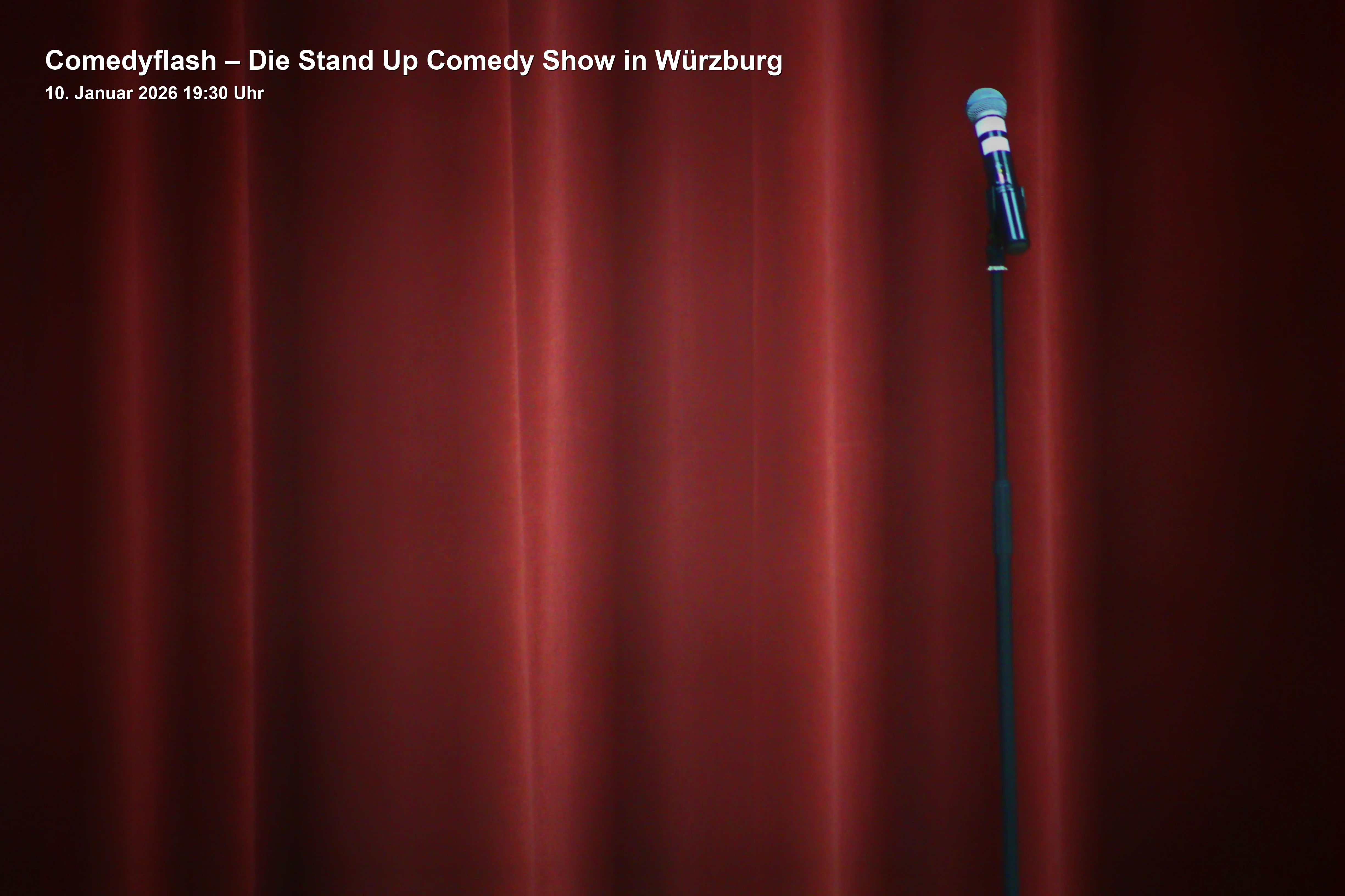 Event: Comedyflash – Die Stand Up Comedy Show in Würzburg