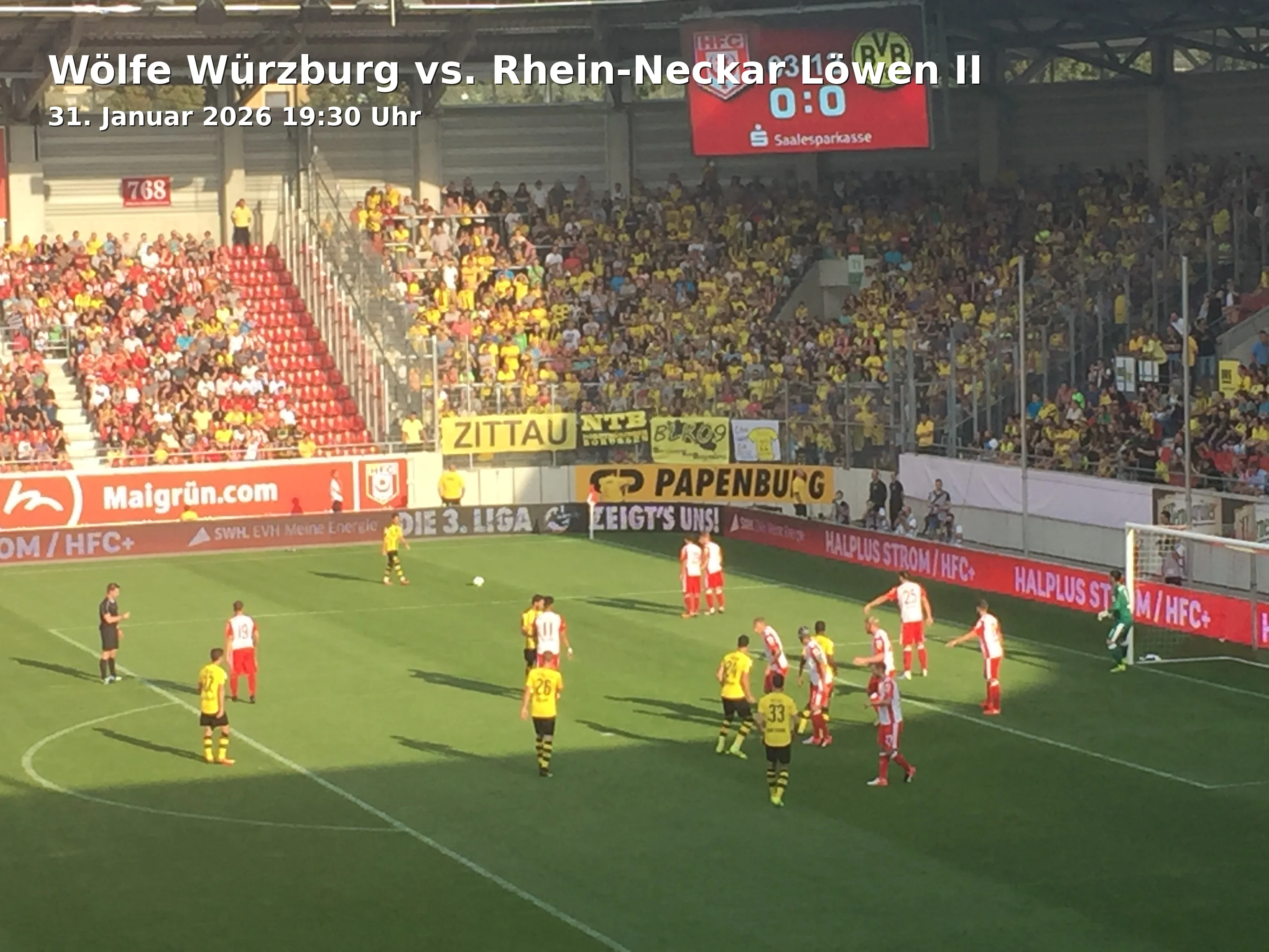 Event: Wölfe Würzburg vs. Rhein-Neckar Löwen II