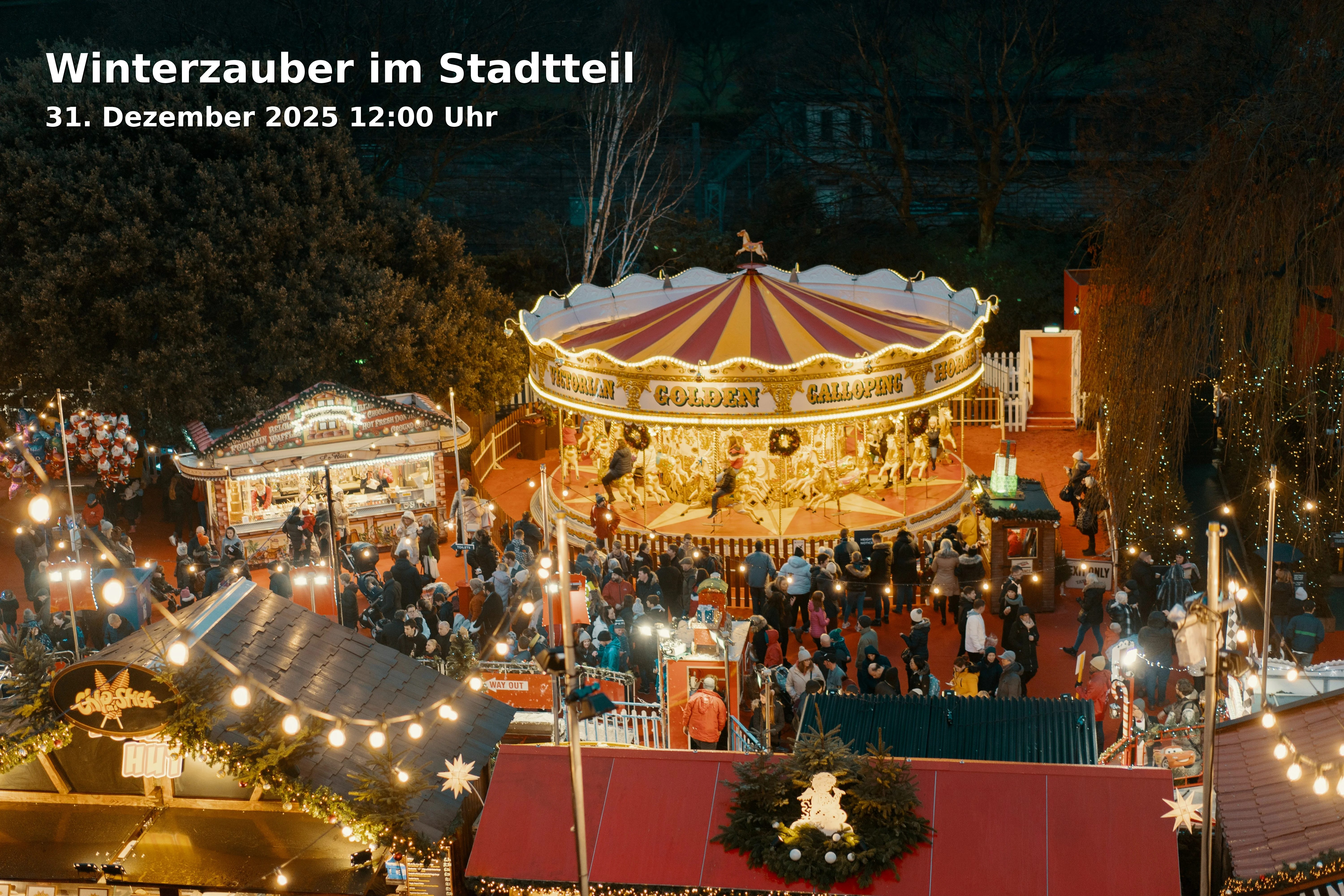 Winterzauber im Stadtteil