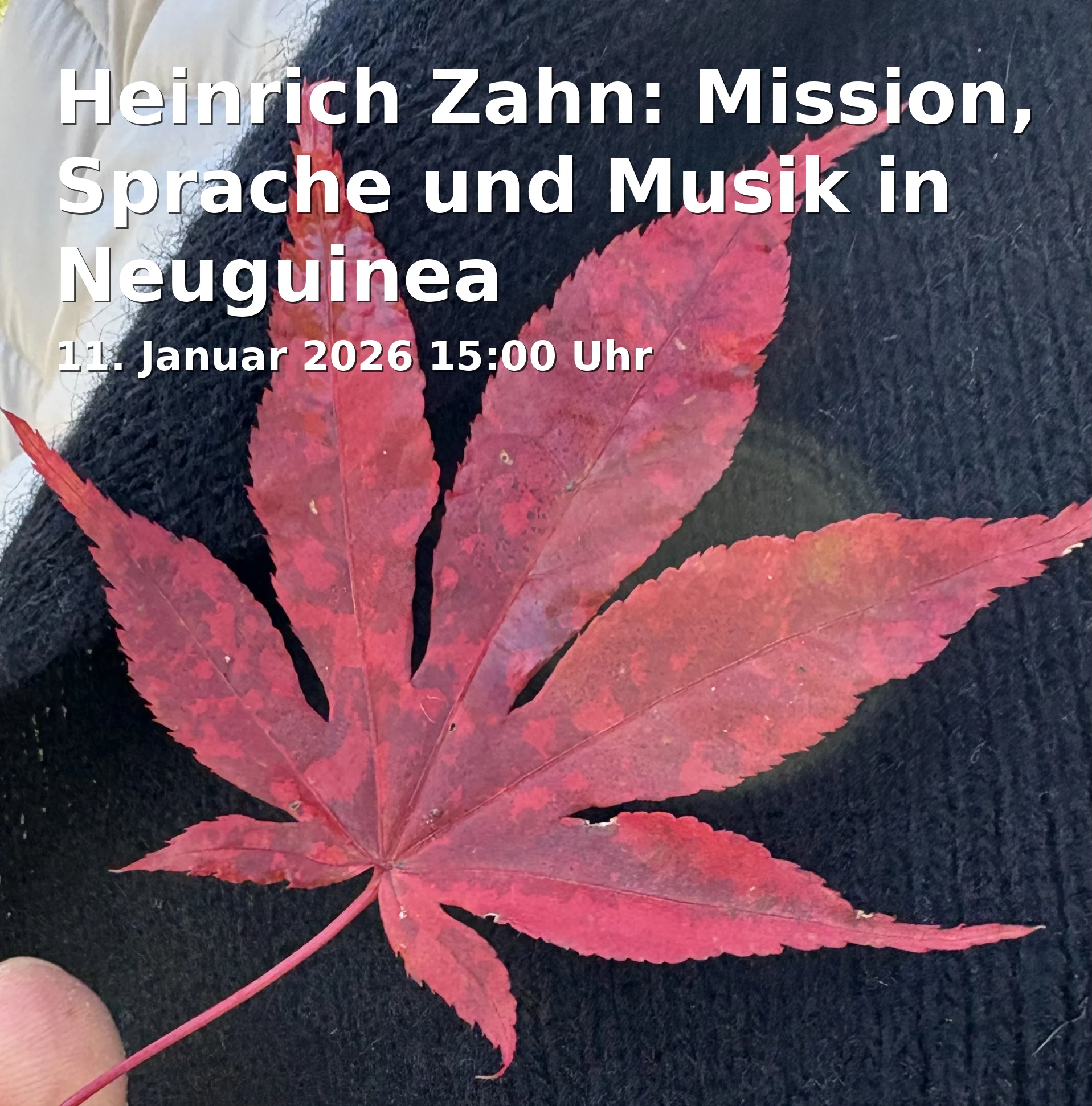 Heinrich Zahn: Mission, Language and Music in New Guinea