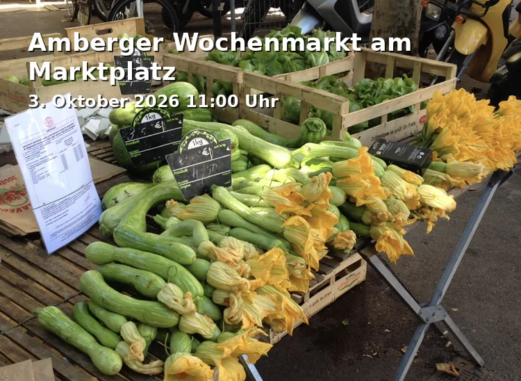 Event: Amberger Wochenmarkt am Marktplatz