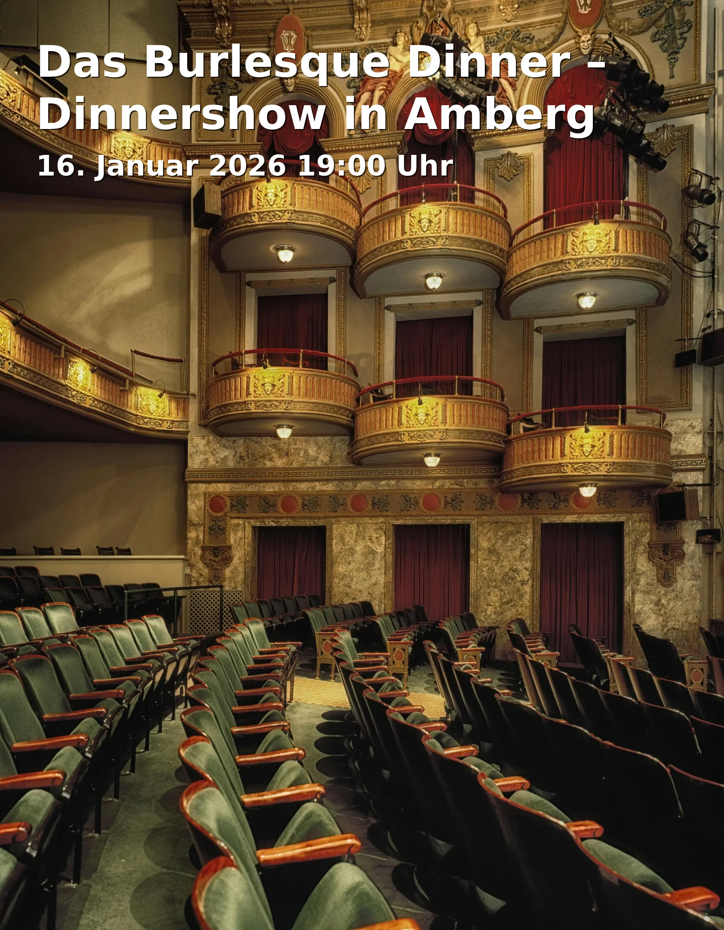 The Burlesque Dinner – Dinner Show in Amberg