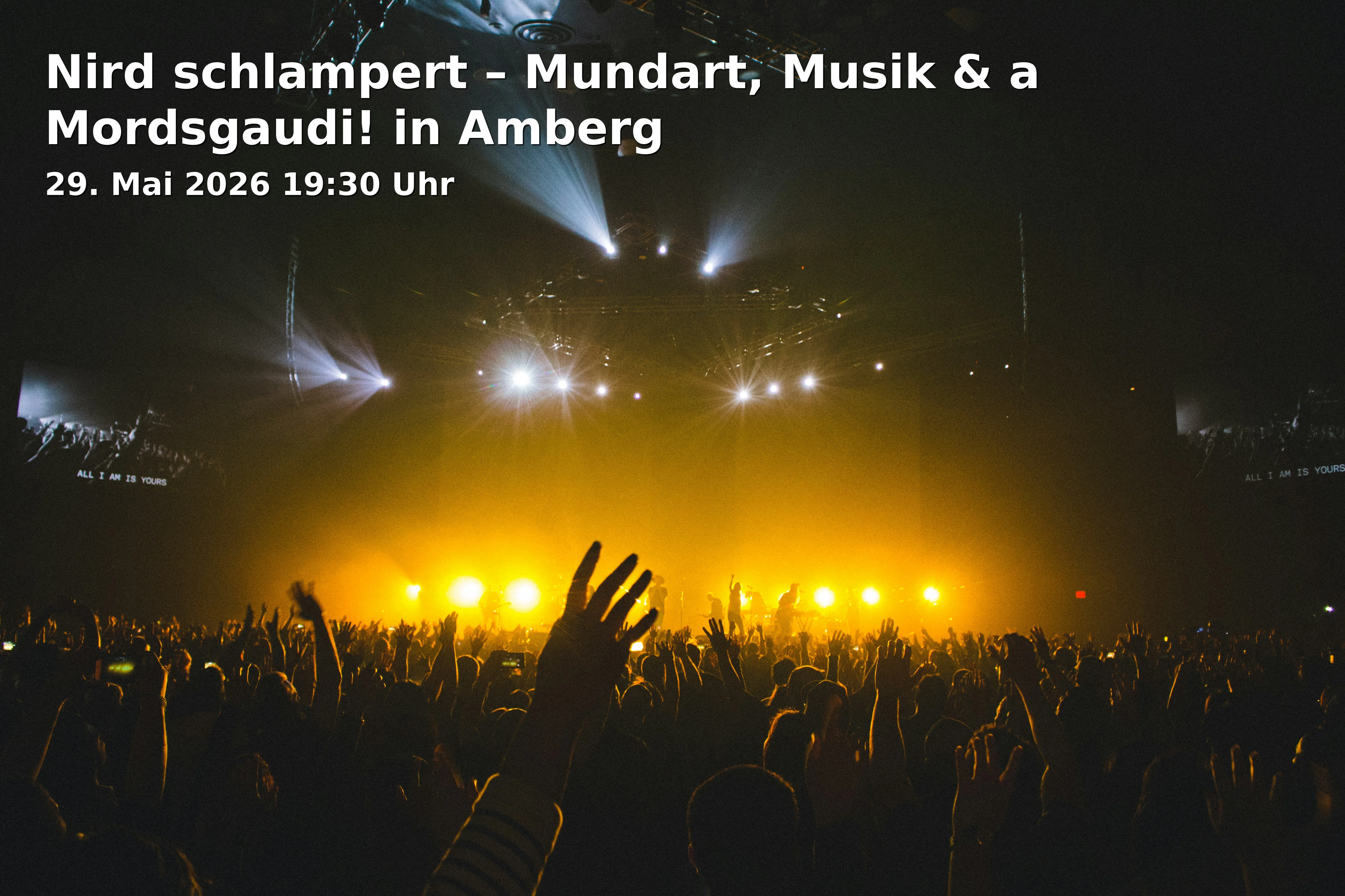 Nird schlampert – Mundart, Musik & a Mordsgaudi! in Amberg