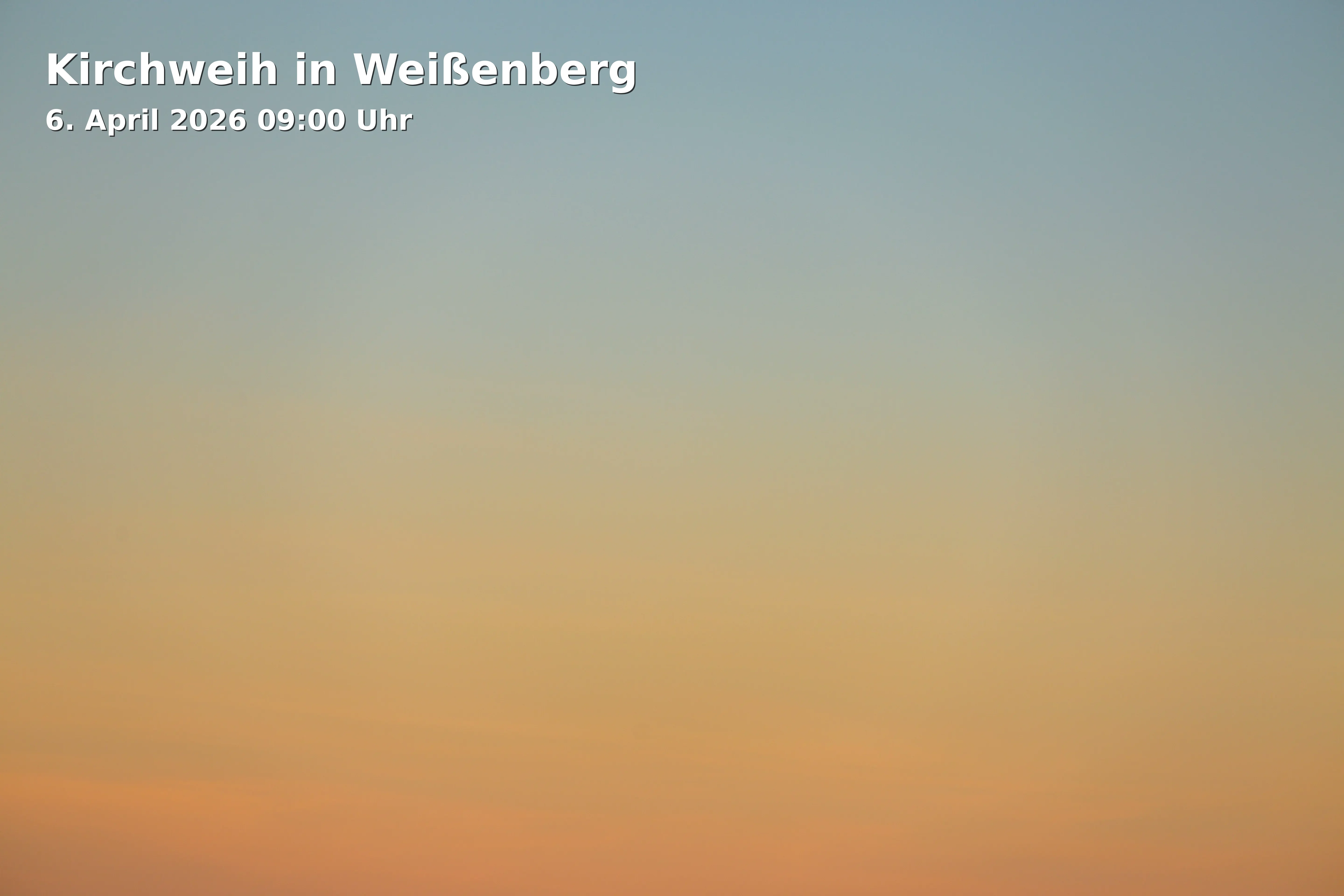 Church Festival in Weißenberg