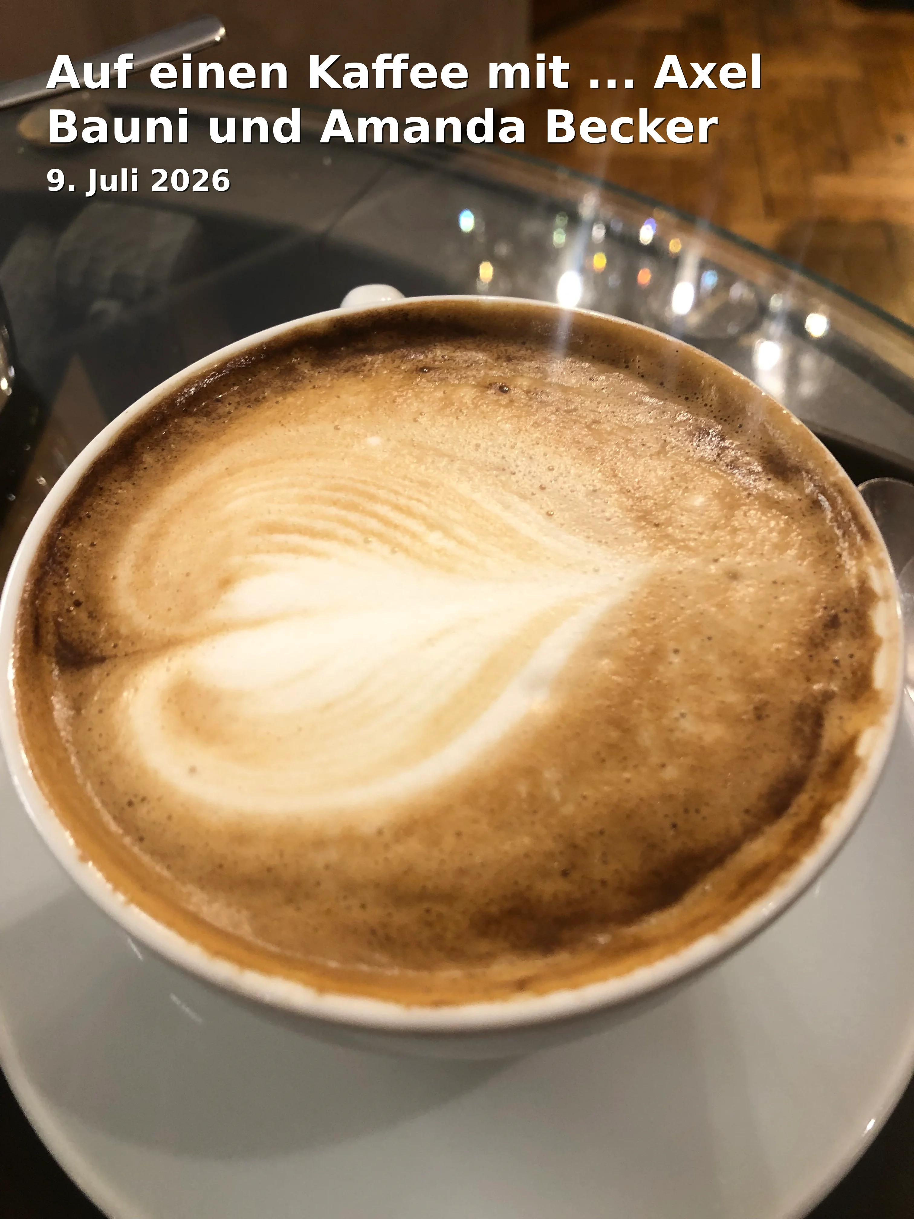 Event: Auf einen Kaffee mit ... Axel Bauni und Amanda Becker