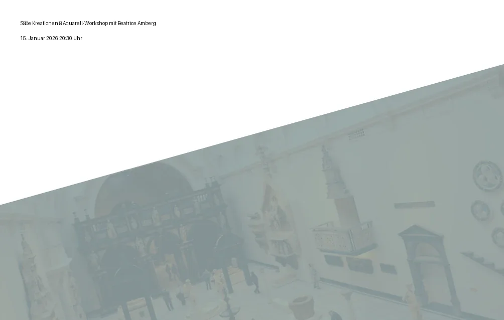 Süße Kreationen – Aquarell-Workshop mit Beatrice Amberg