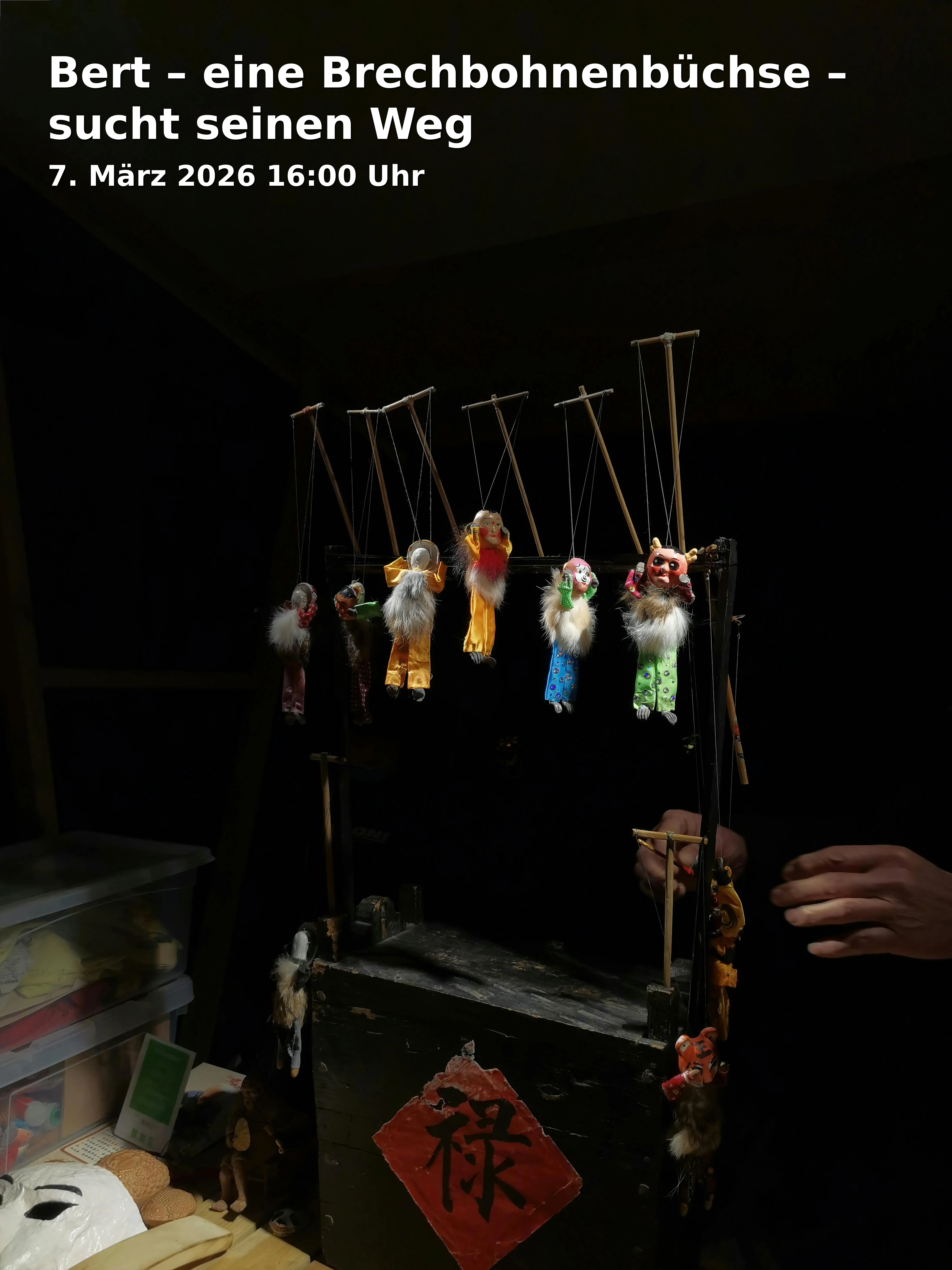 Event: Bert – eine Brechbohnenbüchse – sucht seinen Weg