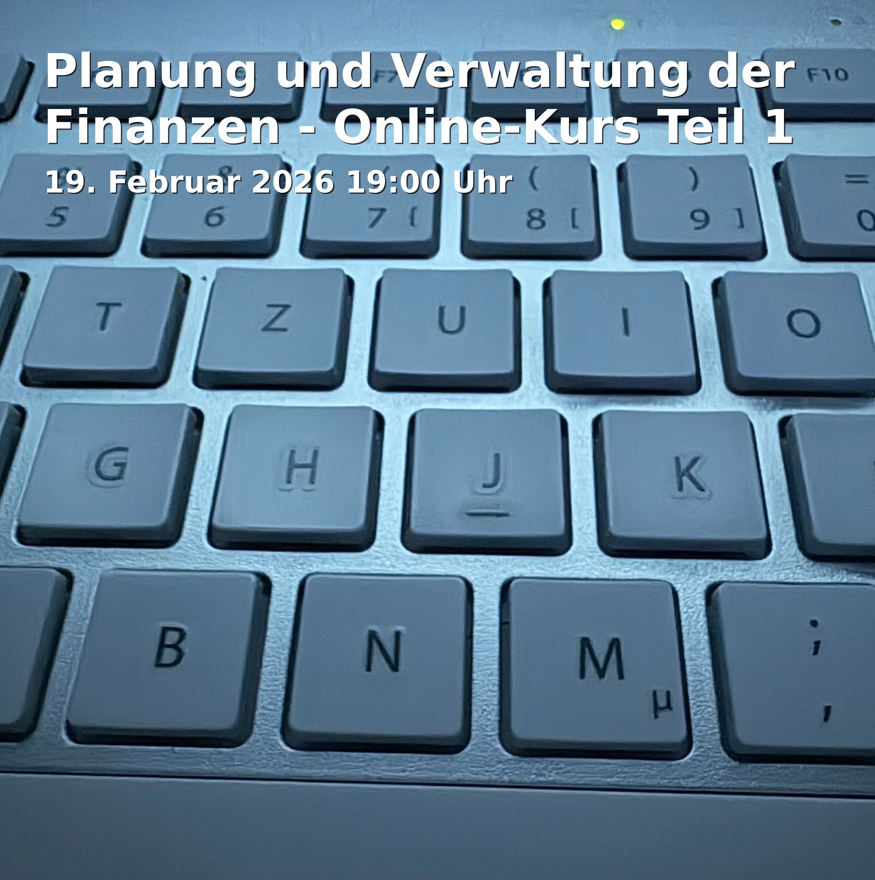 Event: Planung und Verwaltung der Finanzen - Online-Kurs Teil 1