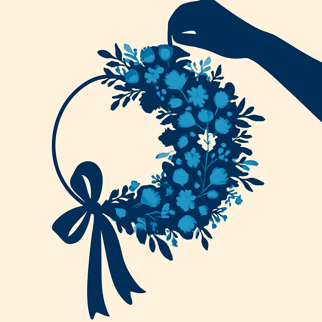 Event: Frühlingsloop mit frischen und trockenen Blumen