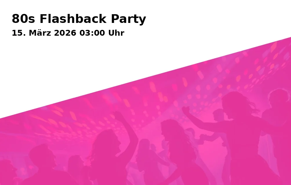 Event: 80s Flashback Party