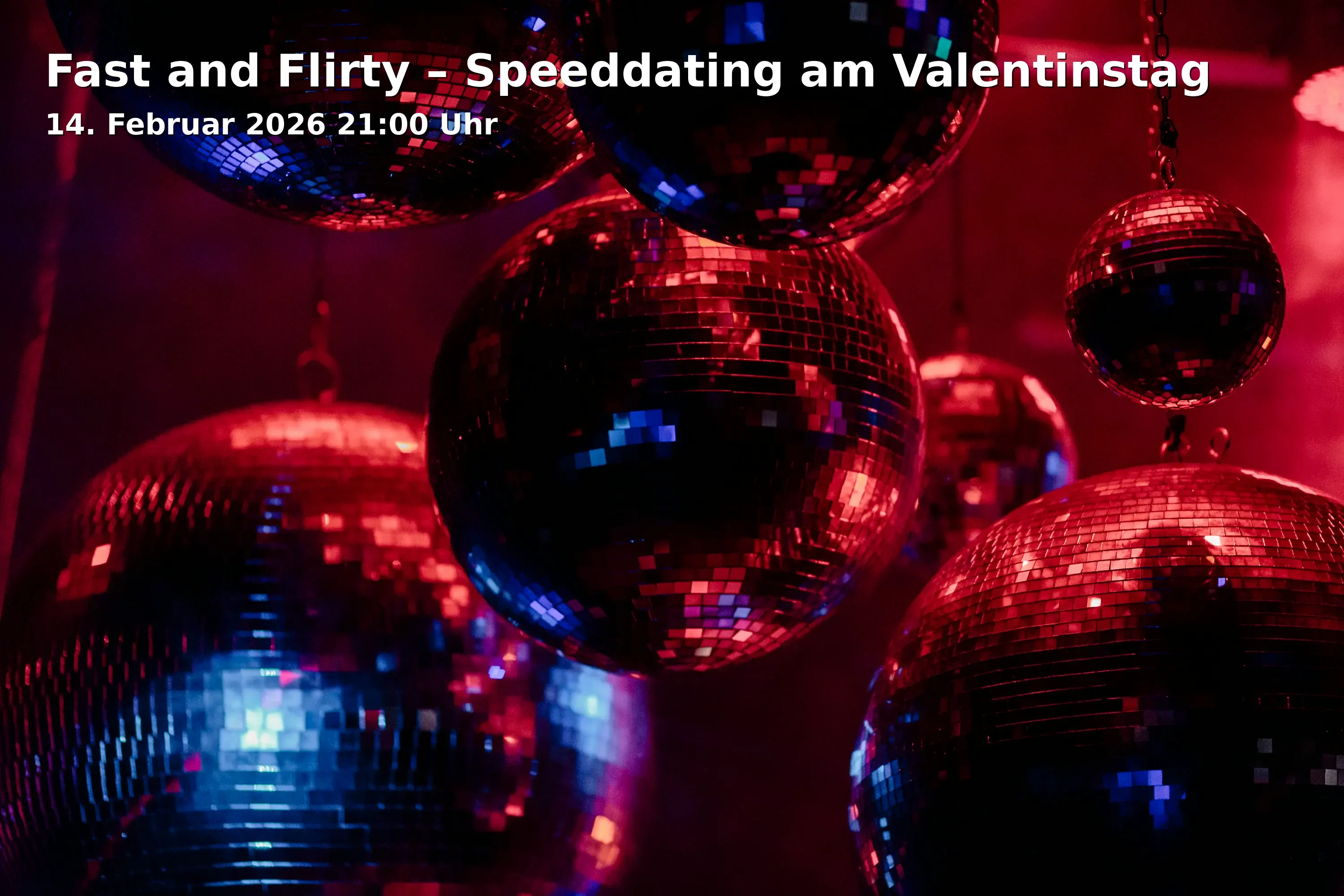 Event: Fast and Flirty – Speeddating am Valentinstag in Kofferfabrik, Lange Straße 81, 90762 Fürth on 14. Februar 2026