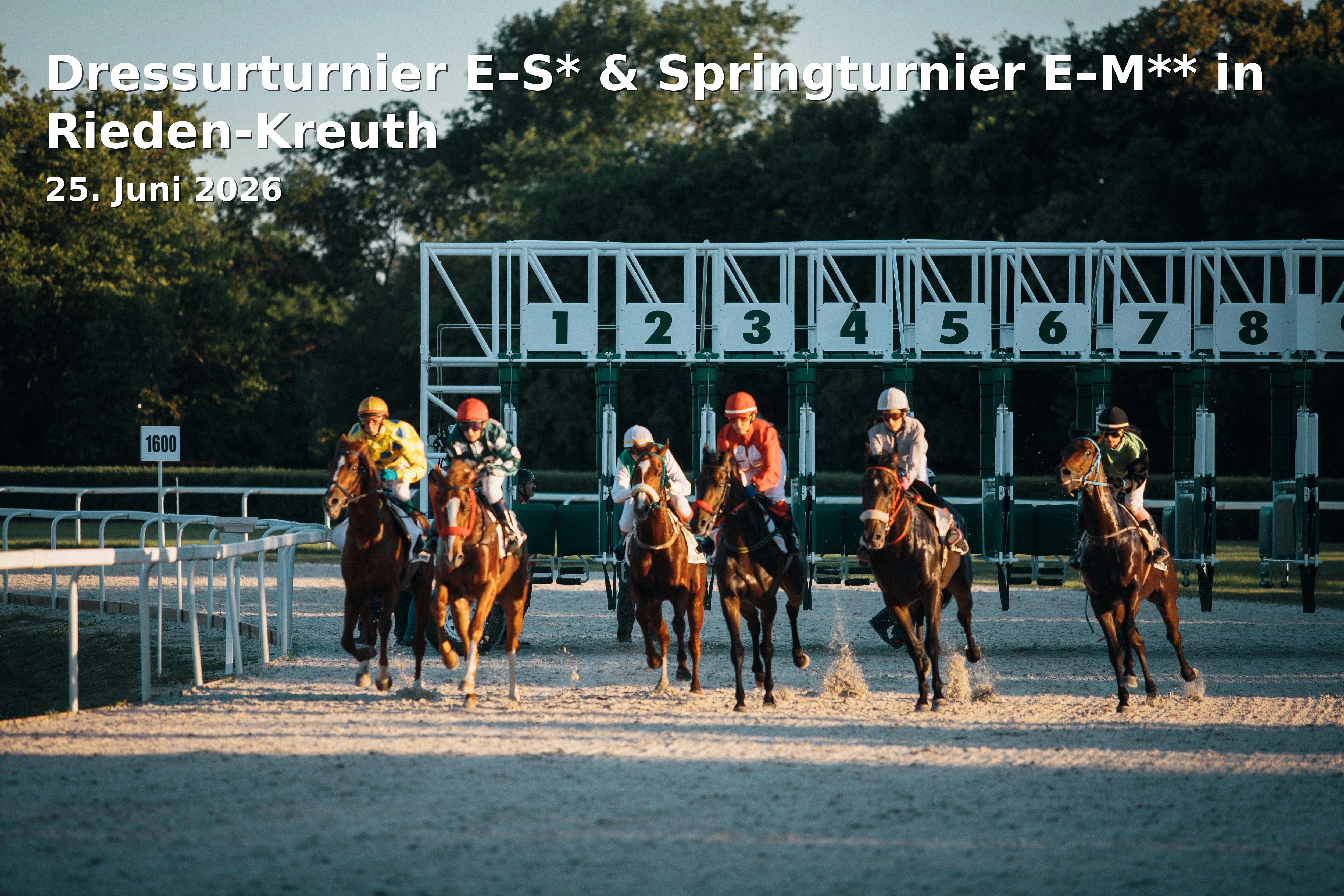 Event: Dressurturnier E–S* & Springturnier E–M** in Rieden‑Kreuth