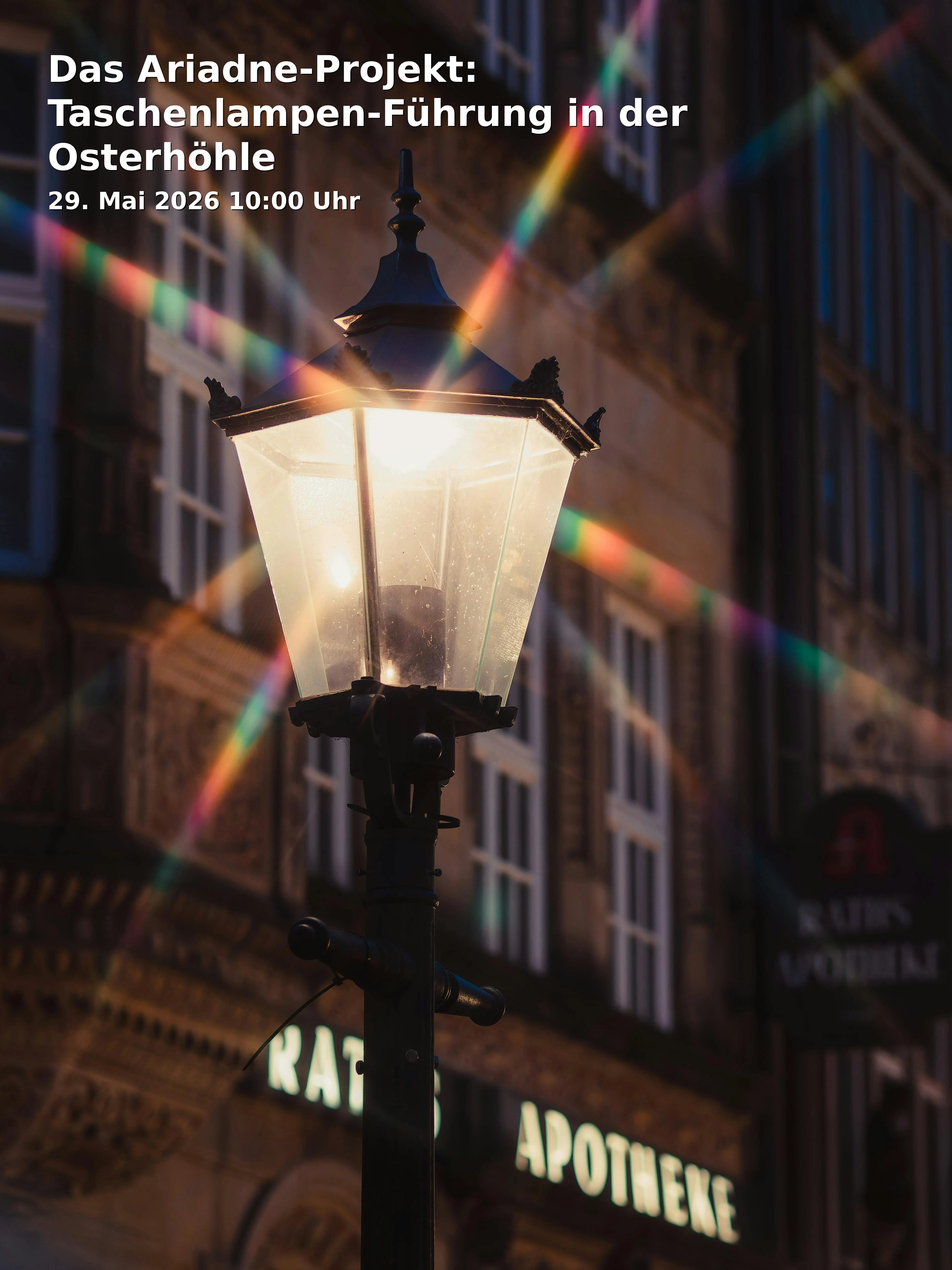 Event: Das Ariadne-Projekt: Taschenlampen-Führung in der Osterhöhle