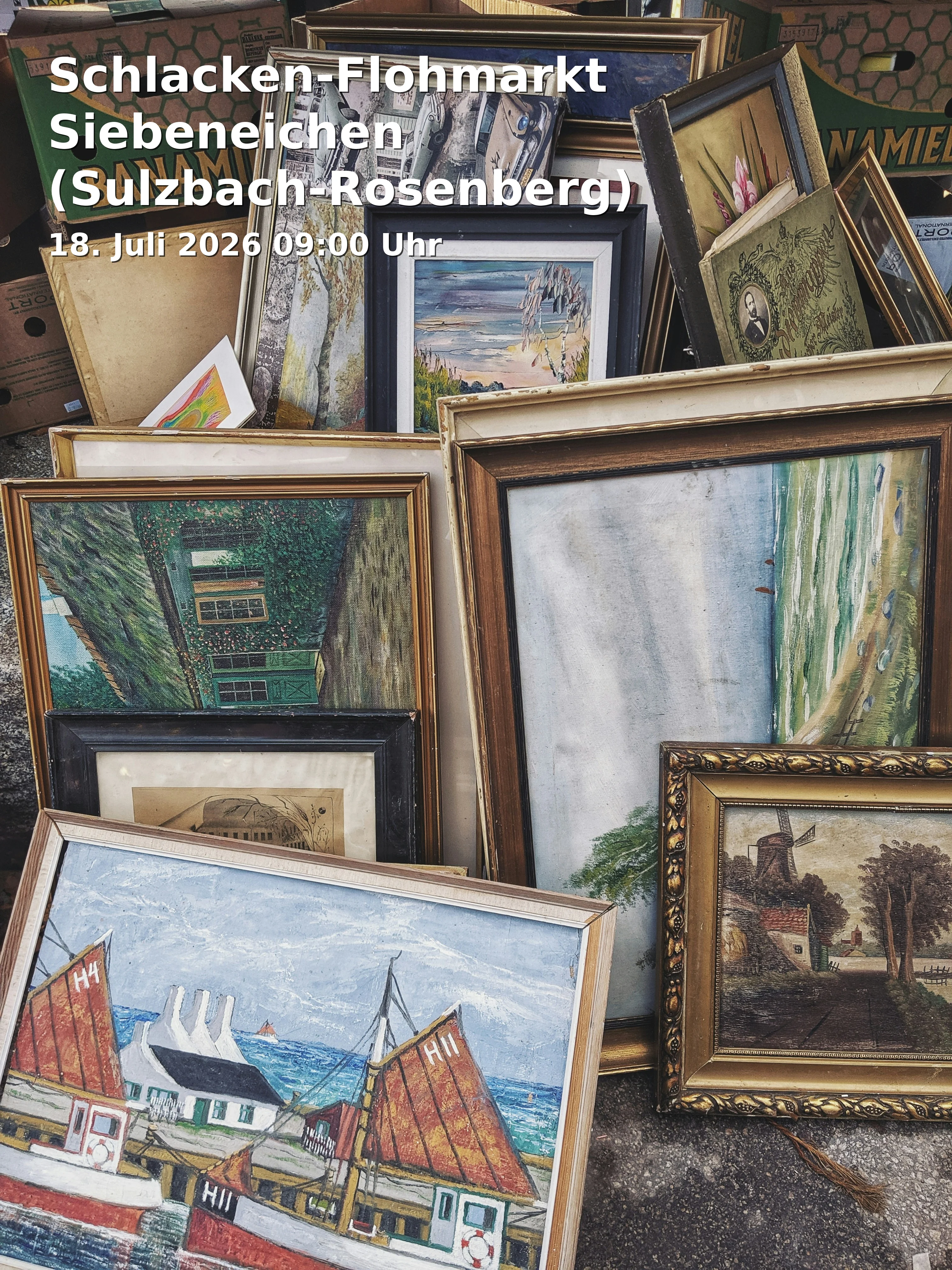 Event: Schlacken-Flohmarkt Siebeneichen (Sulzbach-Rosenberg)