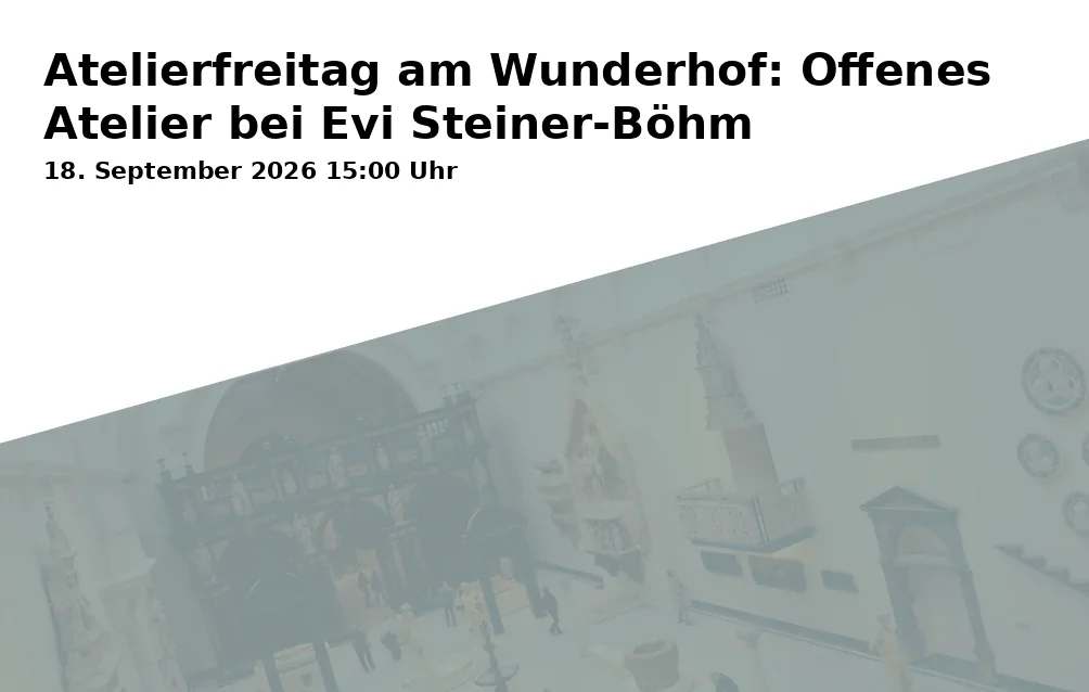 Event: Atelierfreitag am Wunderhof: Offenes Atelier bei Evi Steiner-Böhm