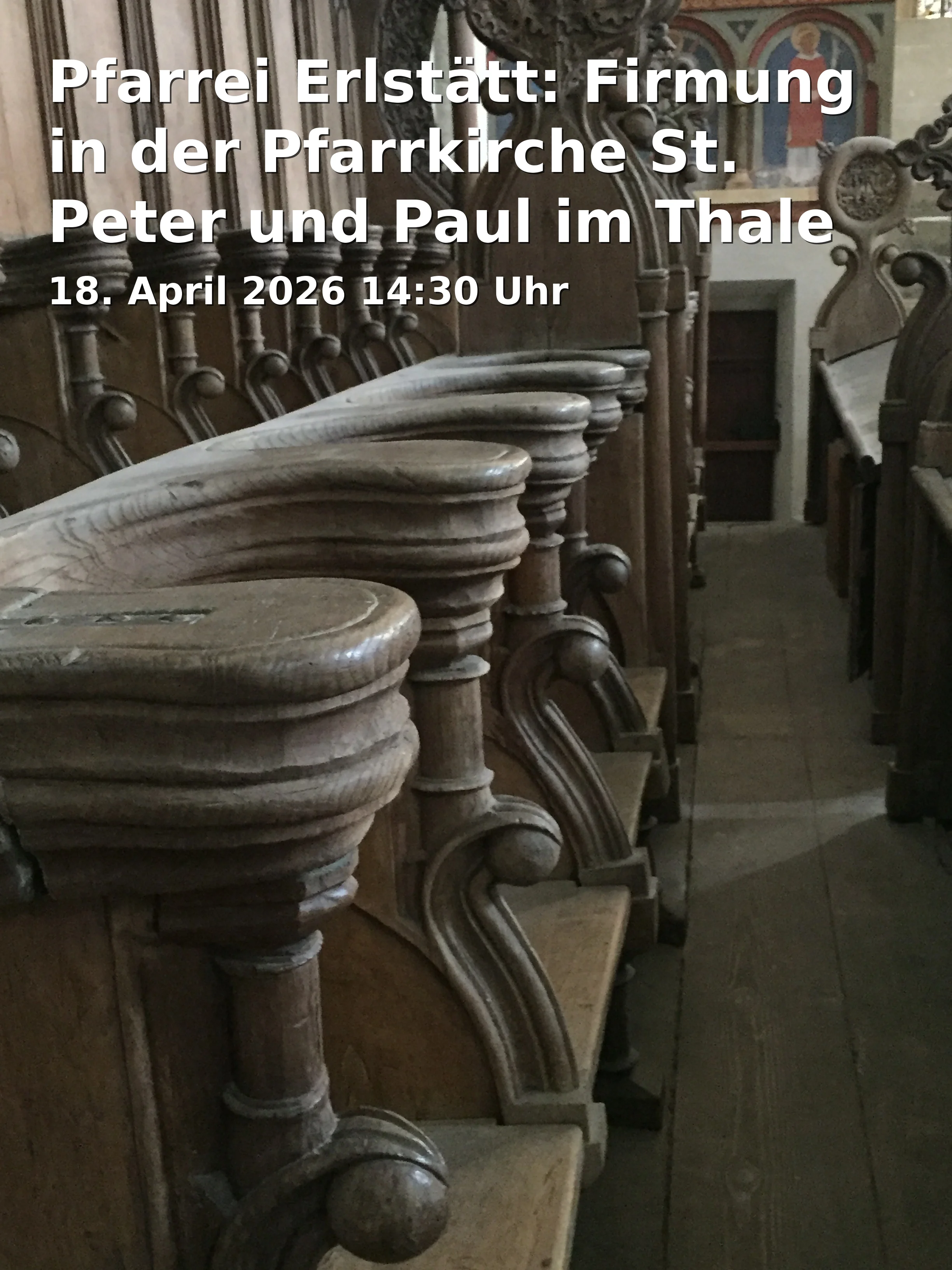 Event: Pfarrei Erlstätt: Firmung in der Pfarrkirche St. Peter und Paul im Thale in Pfarrkirche St. Peter und Paul im Thale, Erlstätt, 83355 Grabenstätt on 18. April 2026