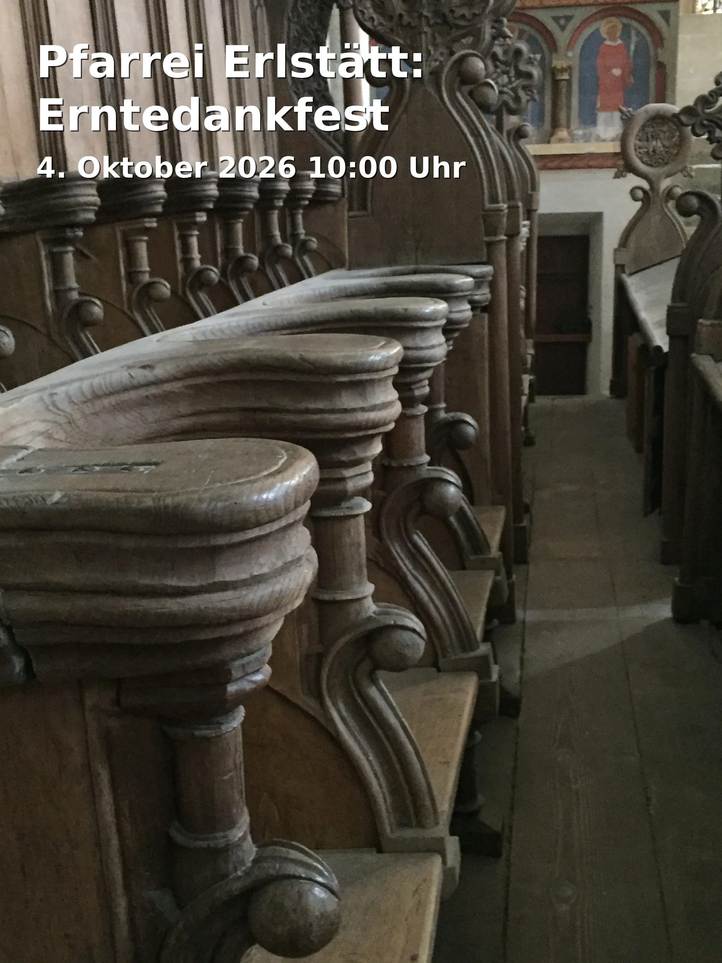 Event: Pfarrei Erlstätt: Erntedankfest in Am neuen Friedhof Erlstätt, 83355 Grabenstätt on 4. Oktober 2026