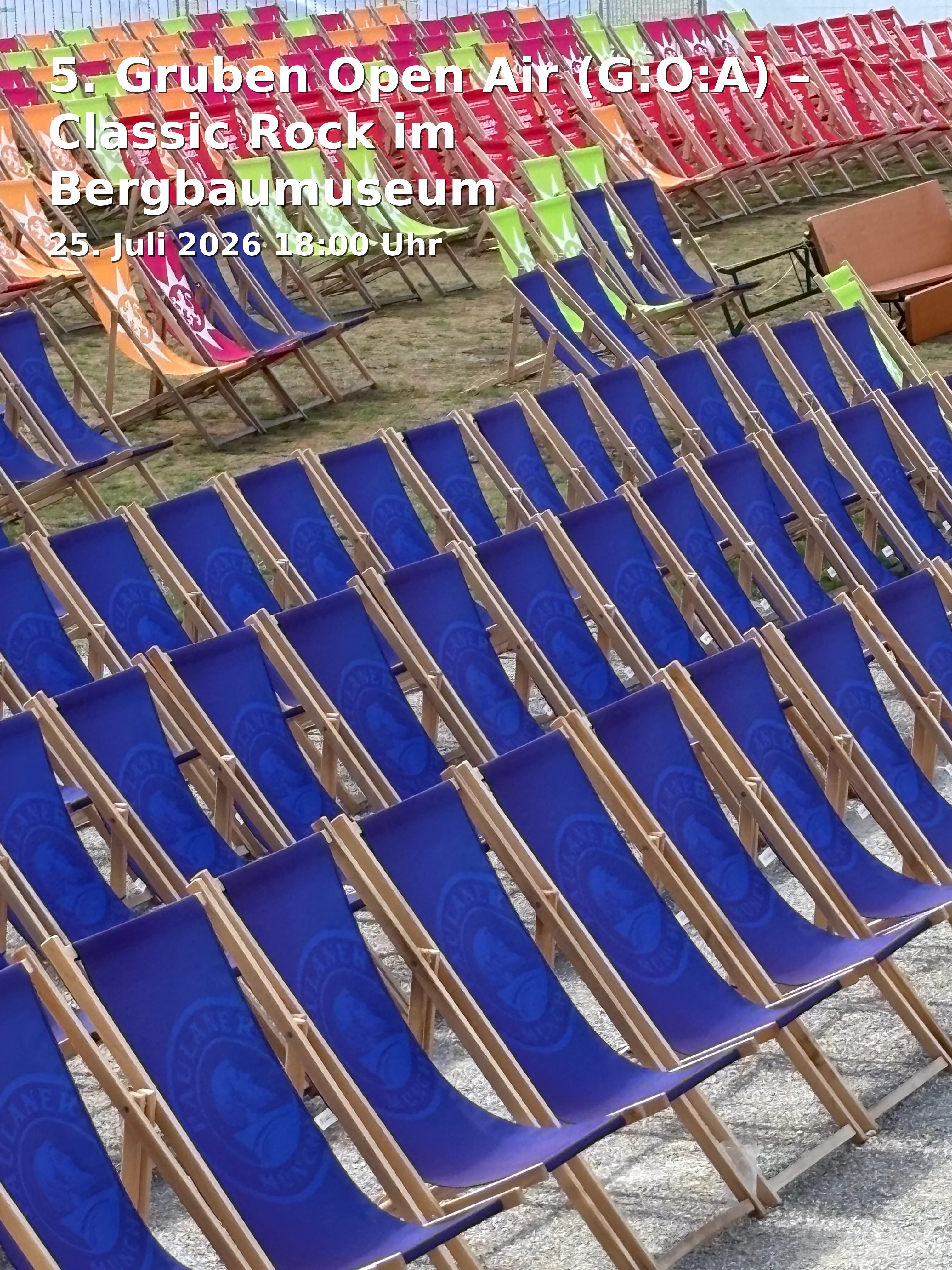Event: 5. Gruben Open Air (G:O:A) – Classic Rock im Bergbaumuseum