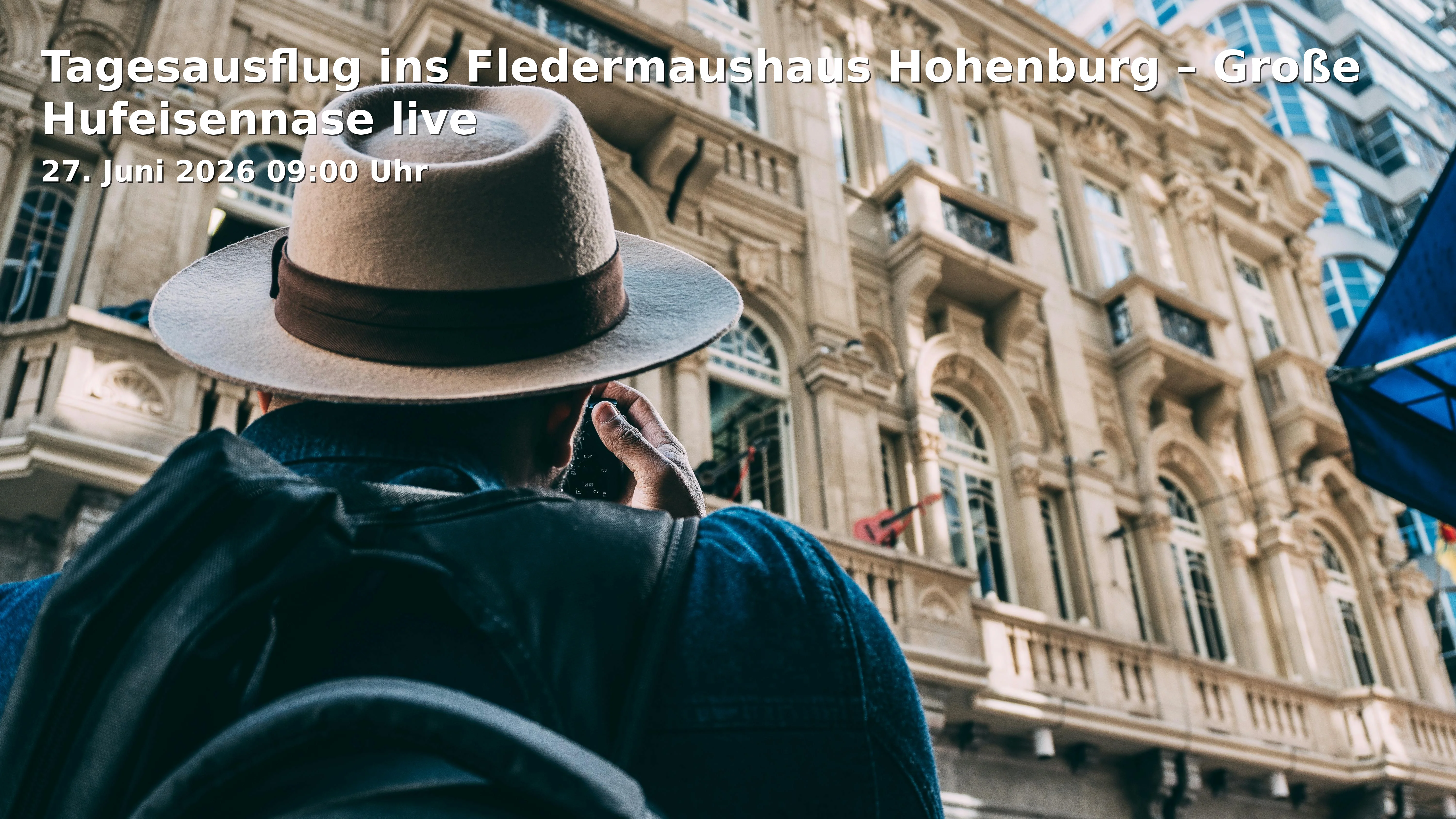 Event: Tagesausflug ins Fledermaushaus Hohenburg – Große Hufeisennase live