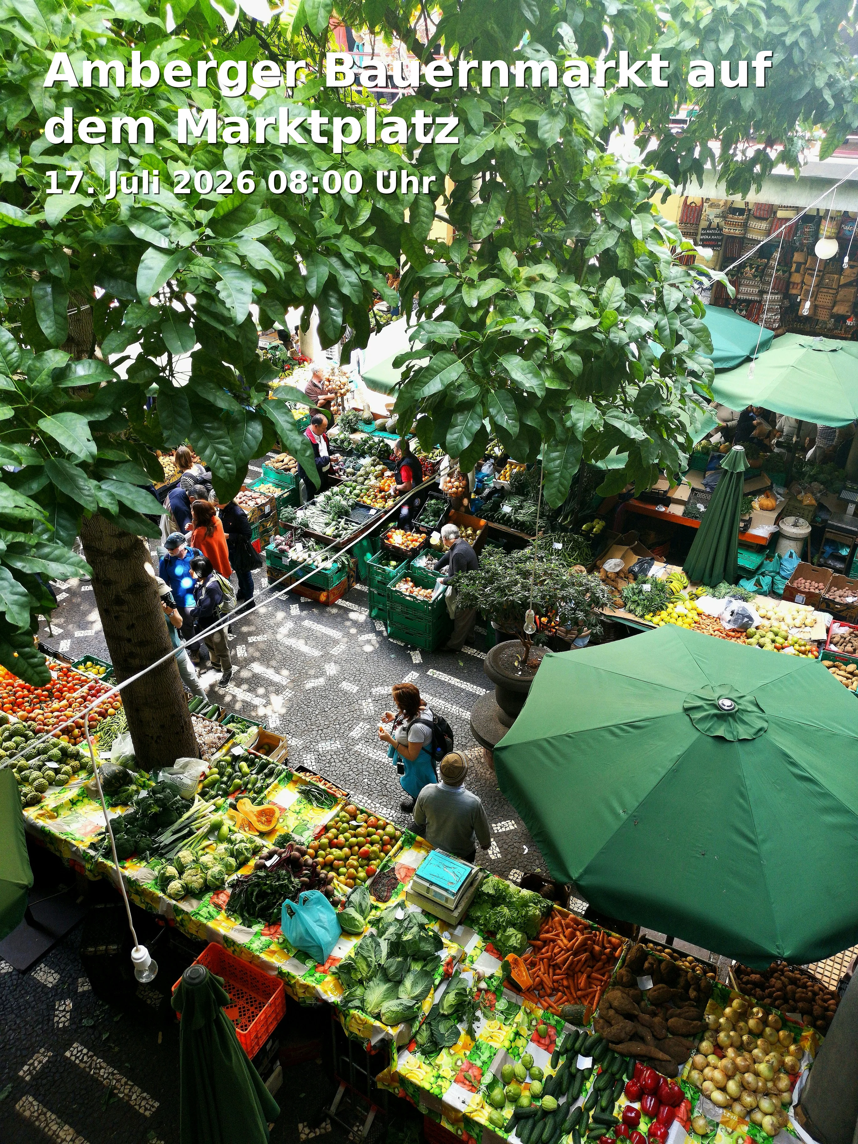 Event: Amberger Bauernmarkt auf dem Marktplatz