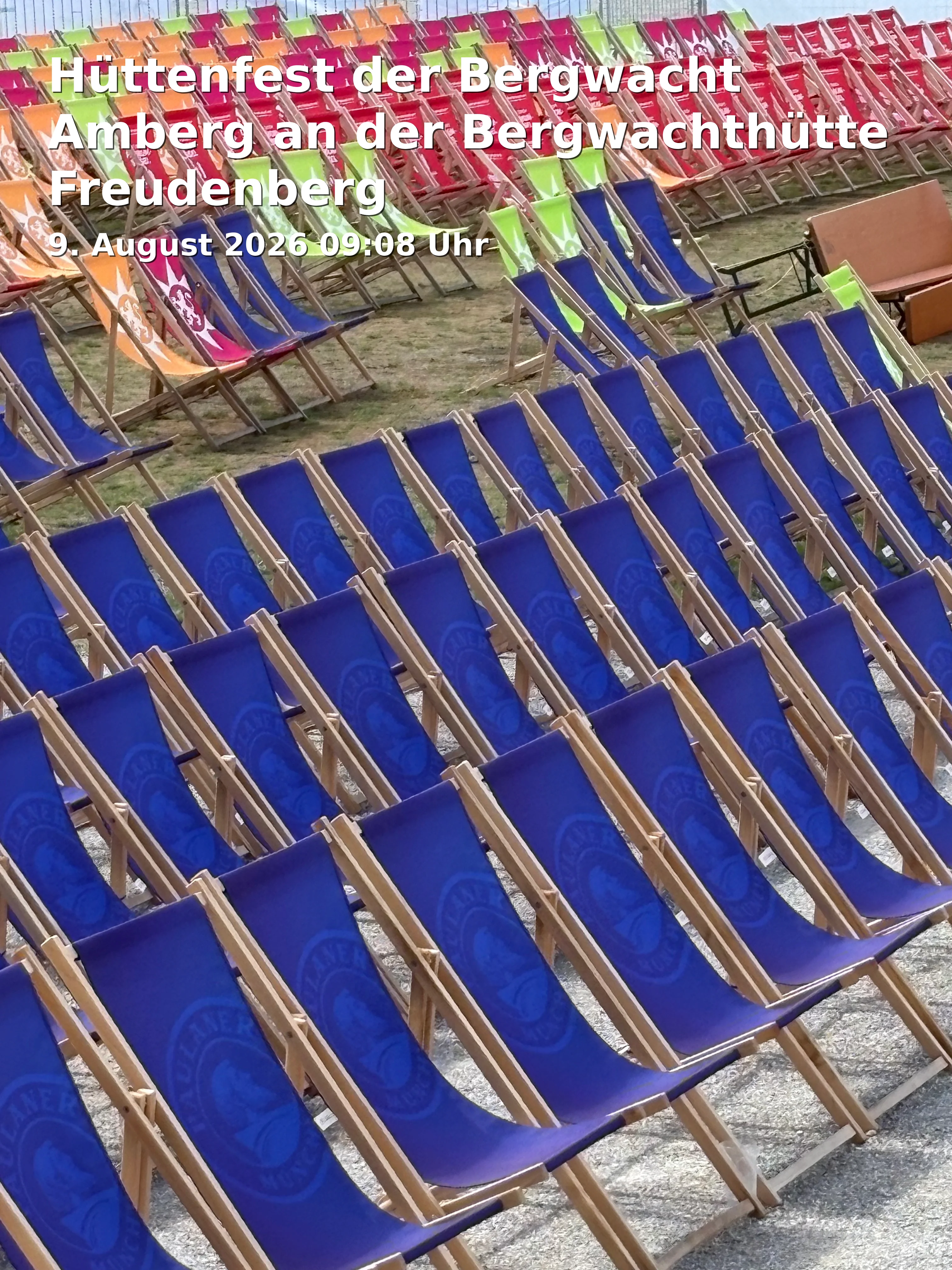 Event: Hut Festival of the Mountain Rescue Amberg at the Mountain Rescue Hut Freudenberg