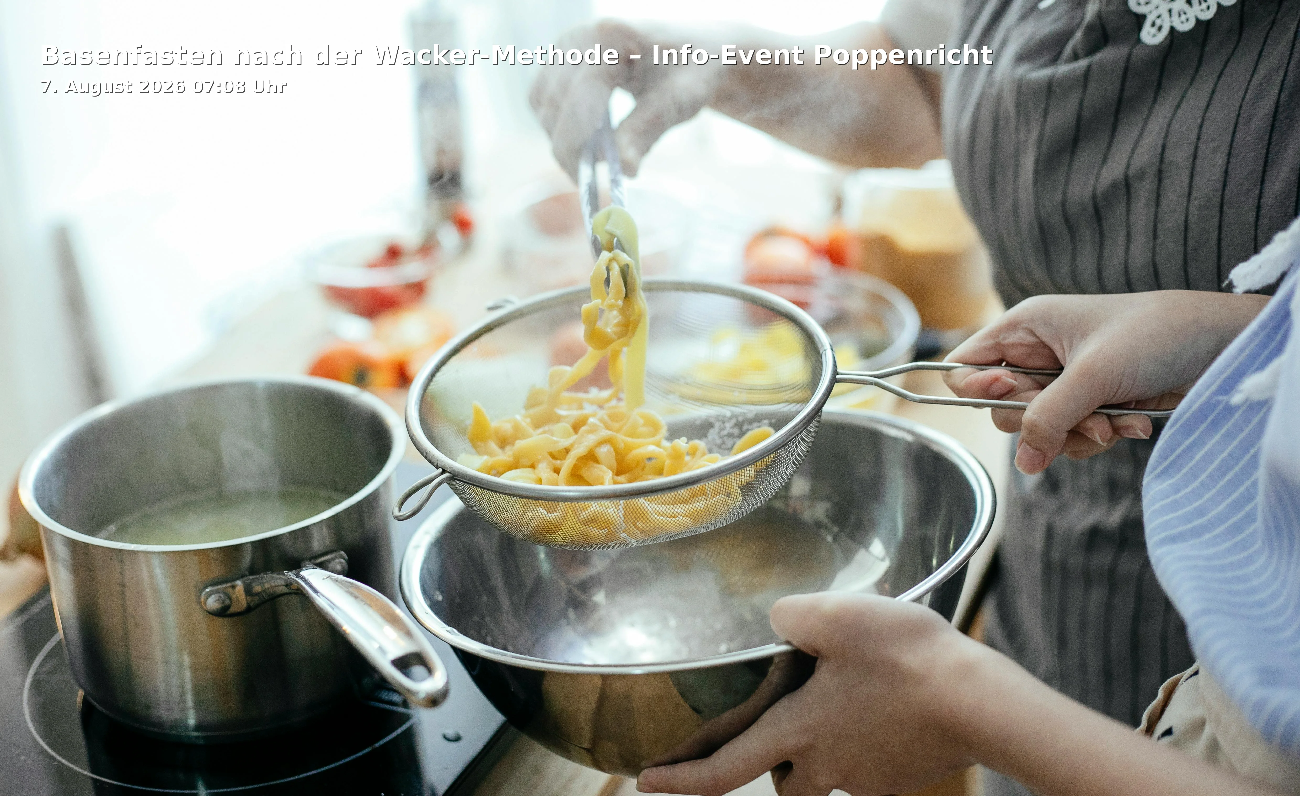 Event: Base Fasting According to the Wacker Method – Info Event Poppenricht
