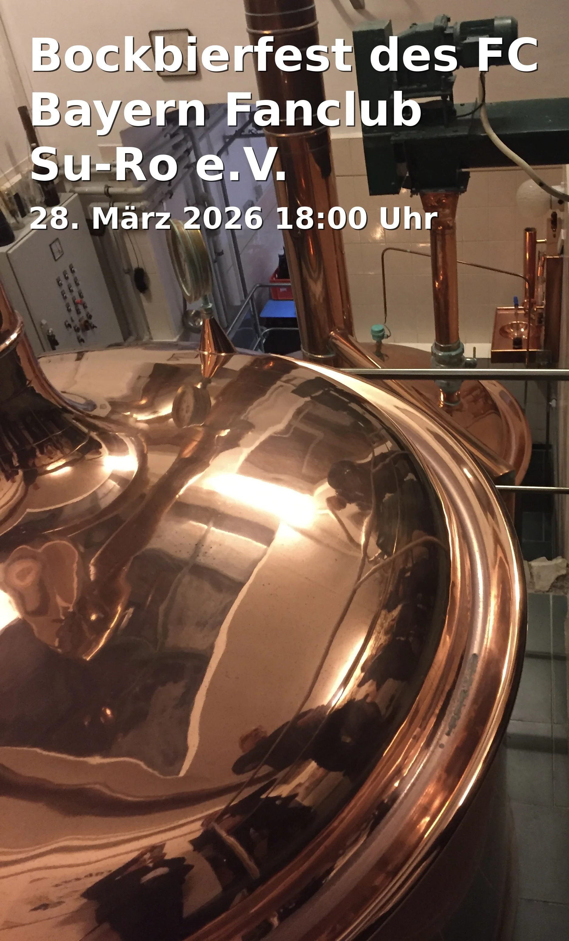 Event: Bockbierfest des FC Bayern Fanclub Su-Ro e.V.
