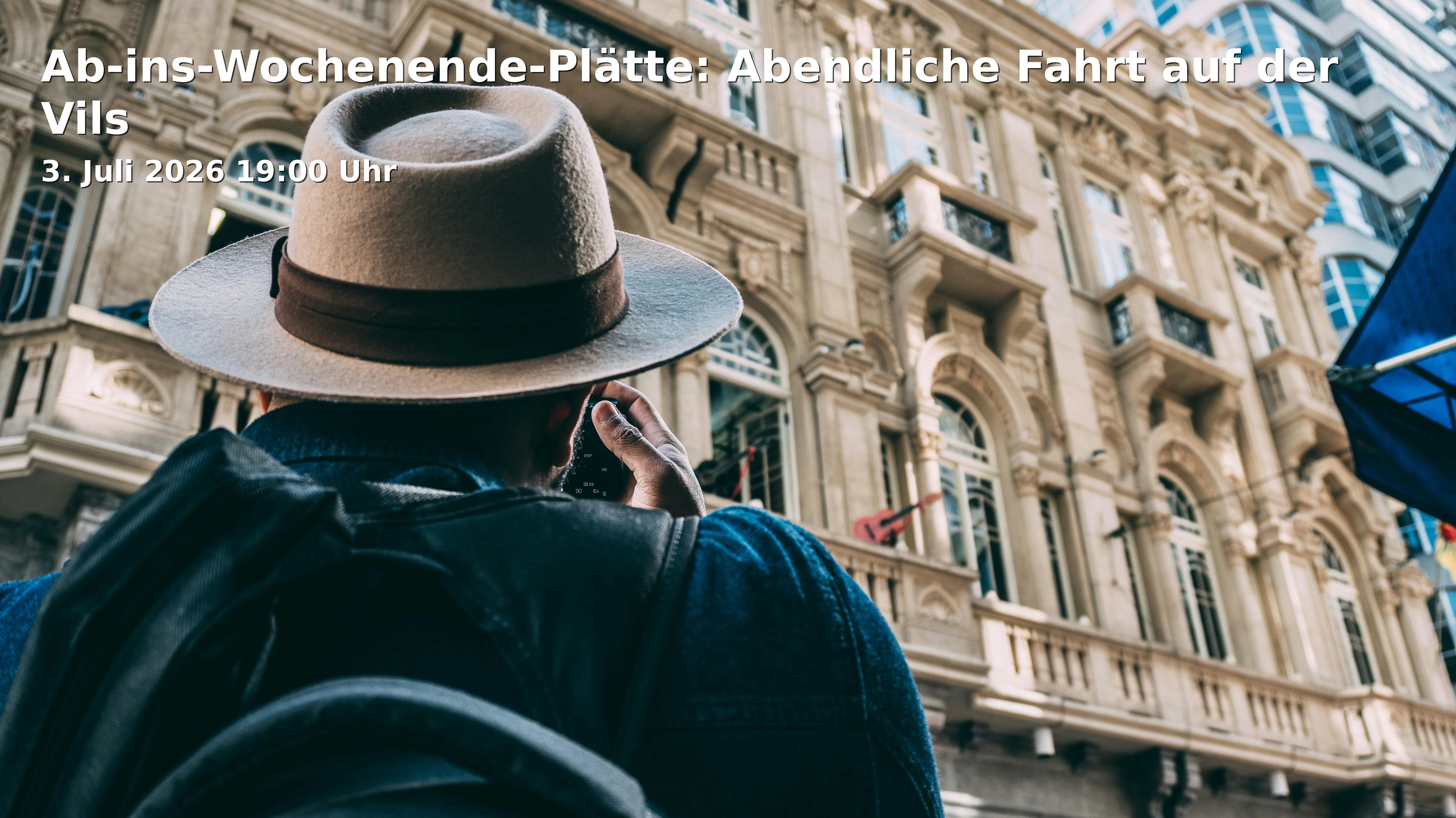Event: Ab-ins-Wochenende-Plätte: Abendliche Fahrt auf der Vils