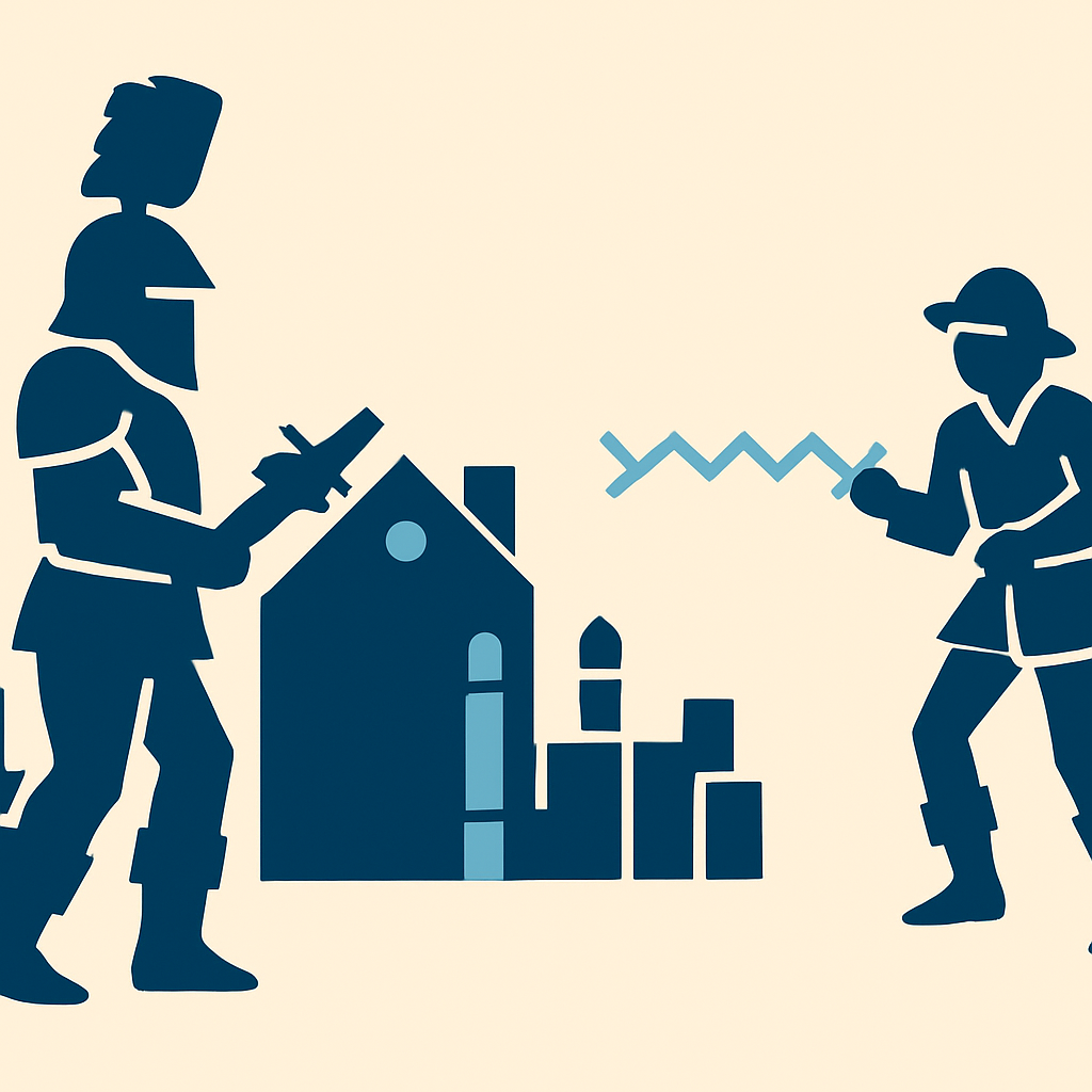 Knights, Knights or We Build a Castle – Theater and Lots of Wood