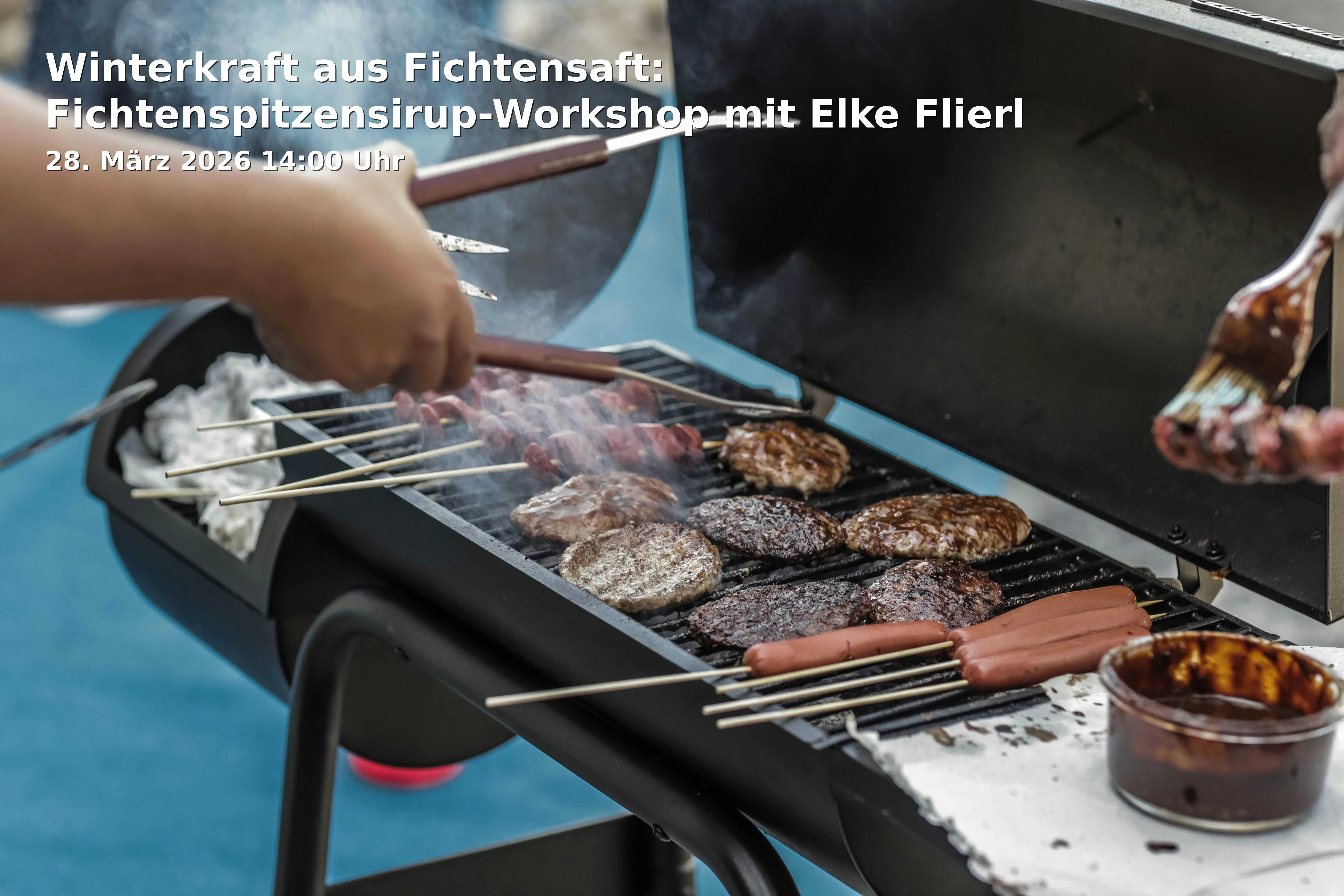 Event: Winterkraft aus Fichtensaft: Fichtenspitzensirup-Workshop mit Elke Flierl