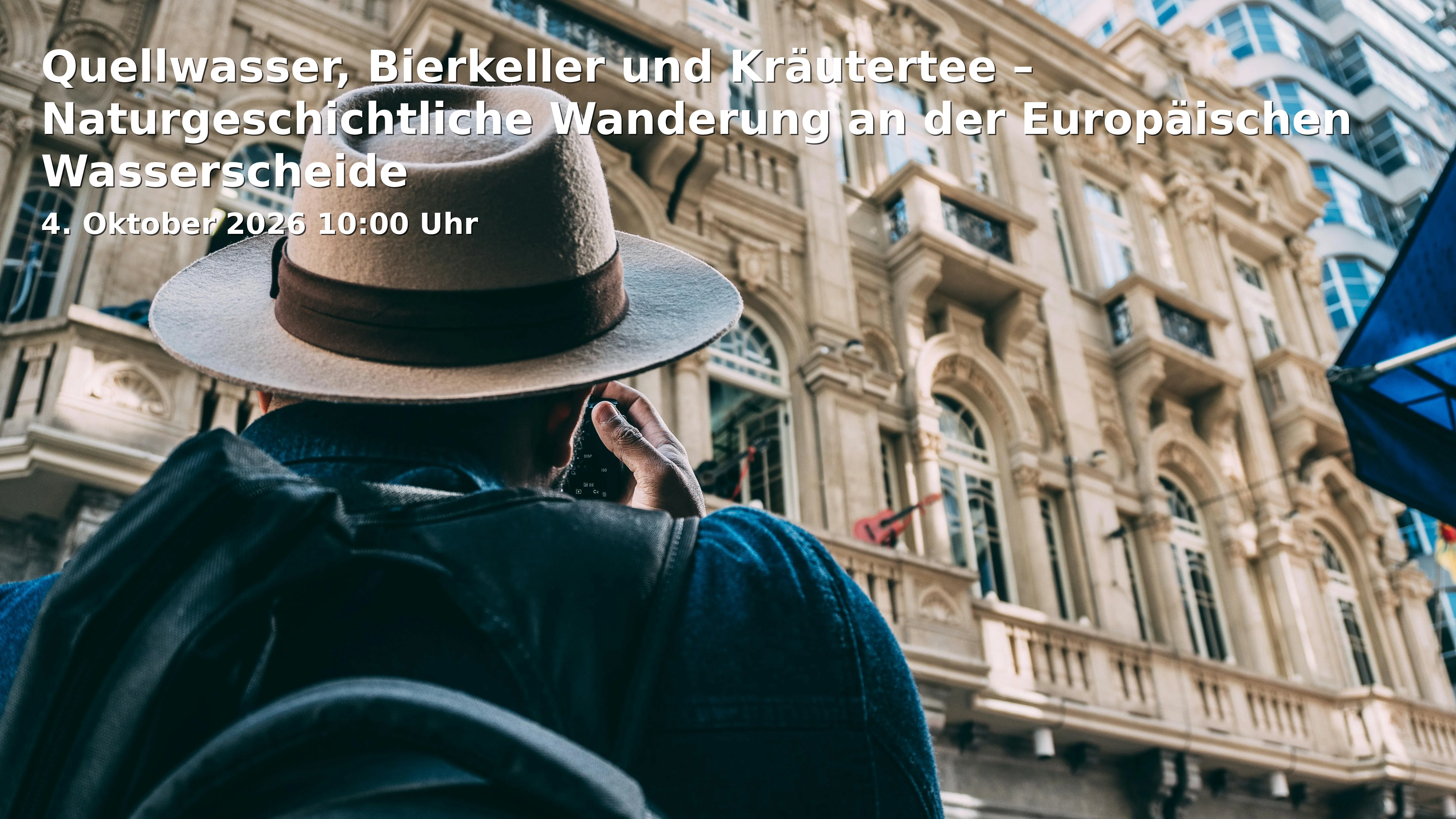 Event: Quellwasser, Bierkeller und Kräutertee – Naturgeschichtliche Wanderung an der Europäischen Wasserscheide