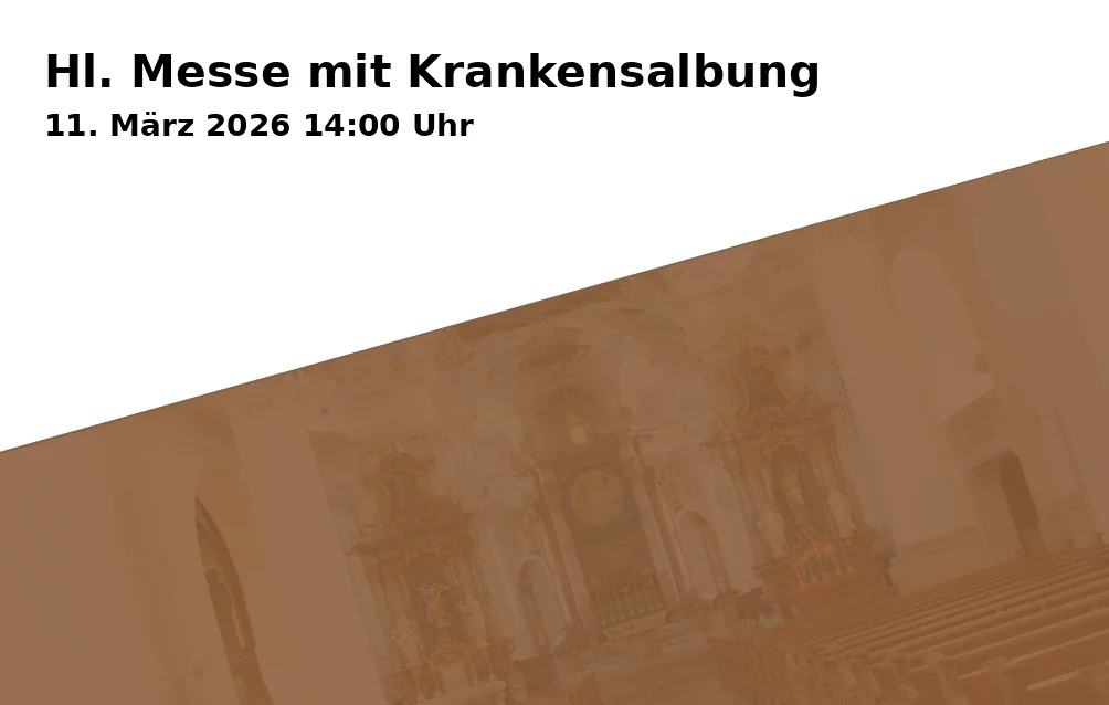 Holy Mass with Anointing of the Sick